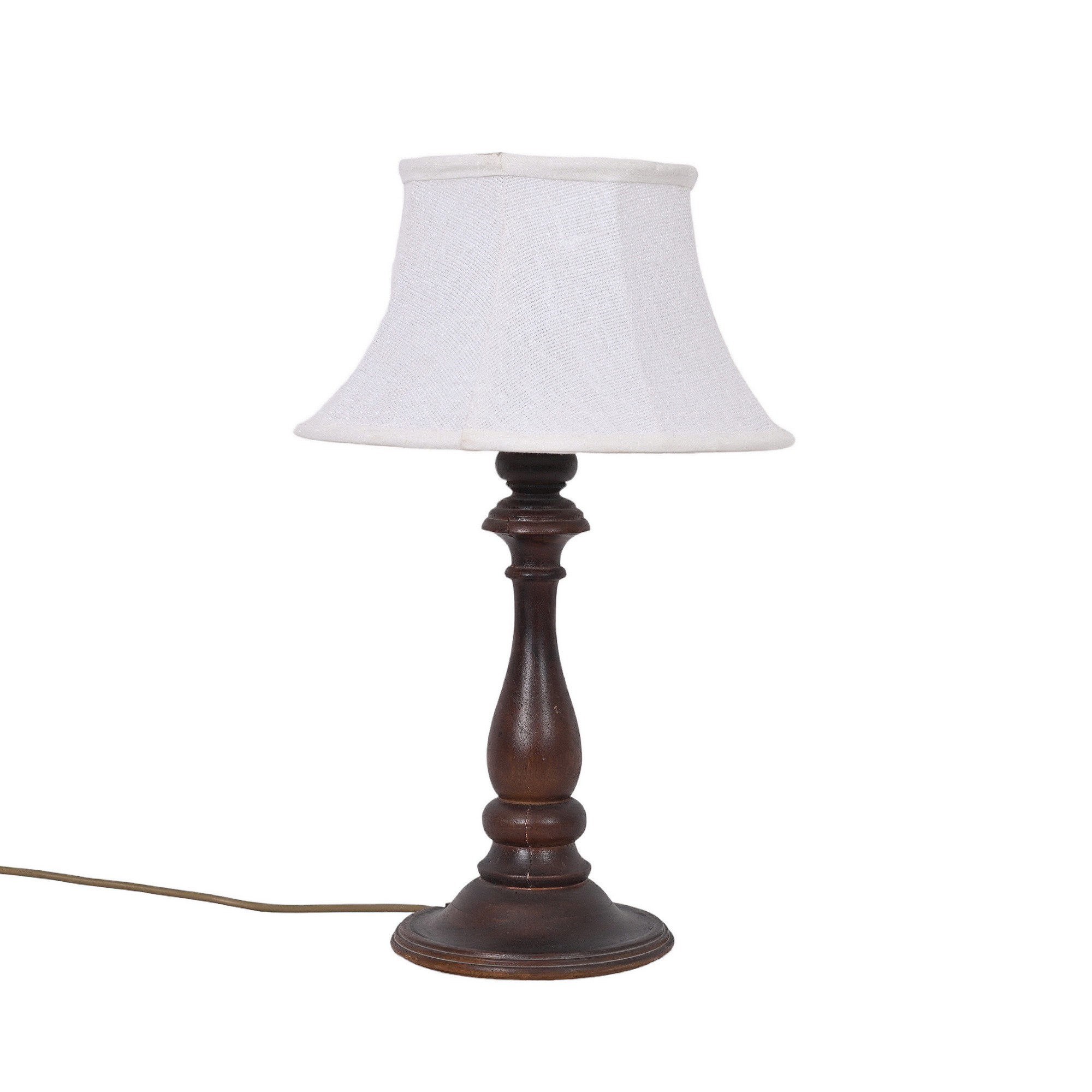 Carved table lamp