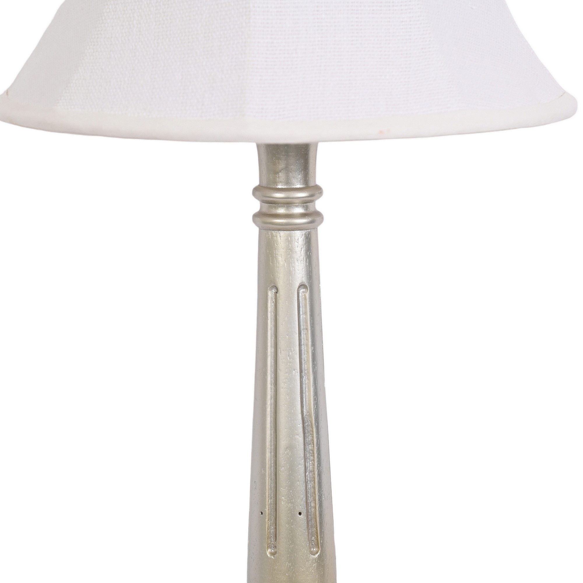 Silver table lamp