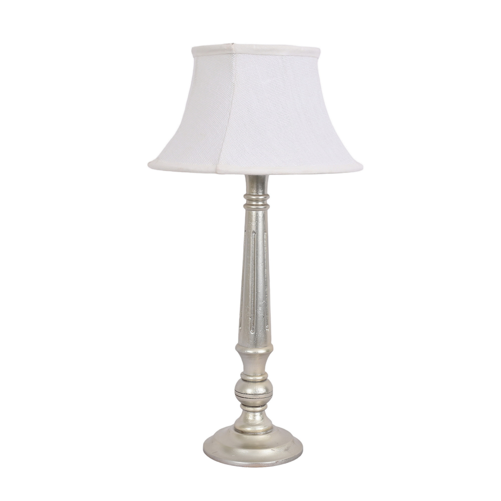 Silver table lamp