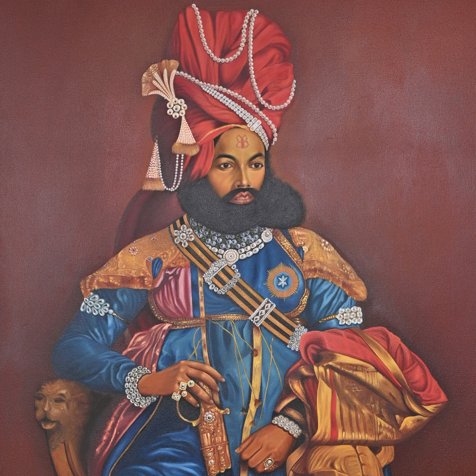Indian king Painting
