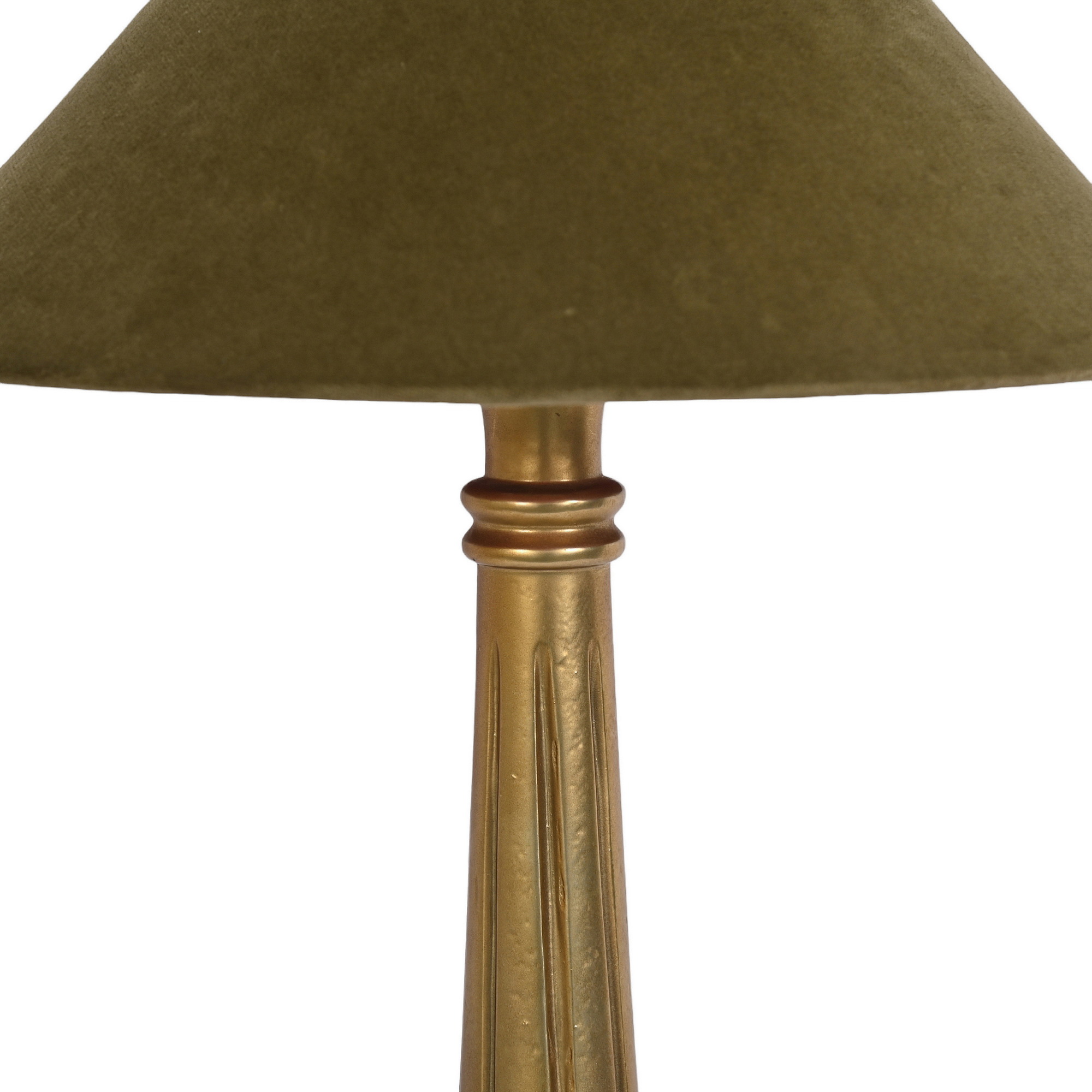 Golden table lamp