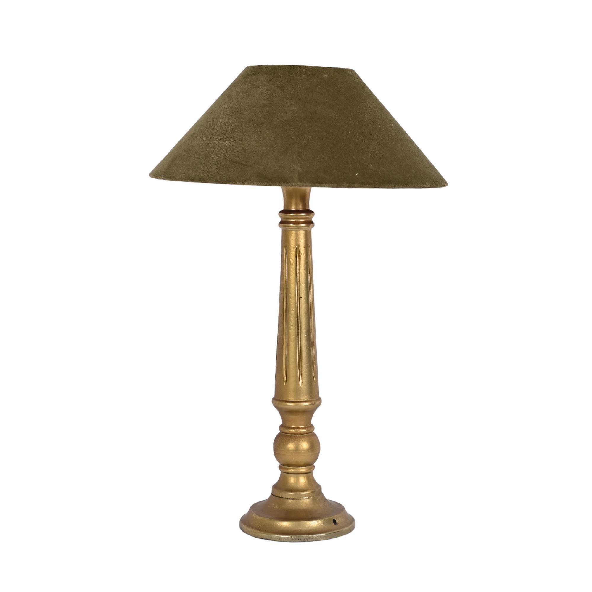 Golden table lamp