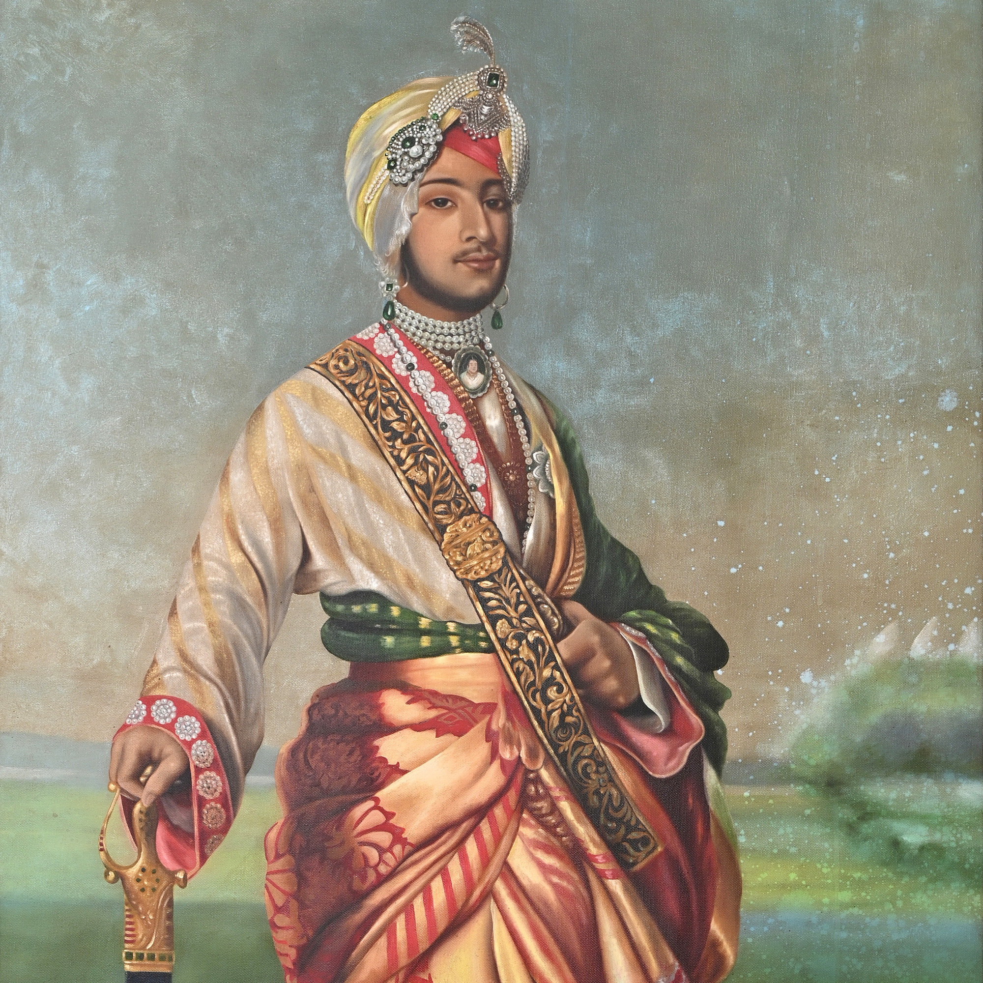 Indian king Painting
