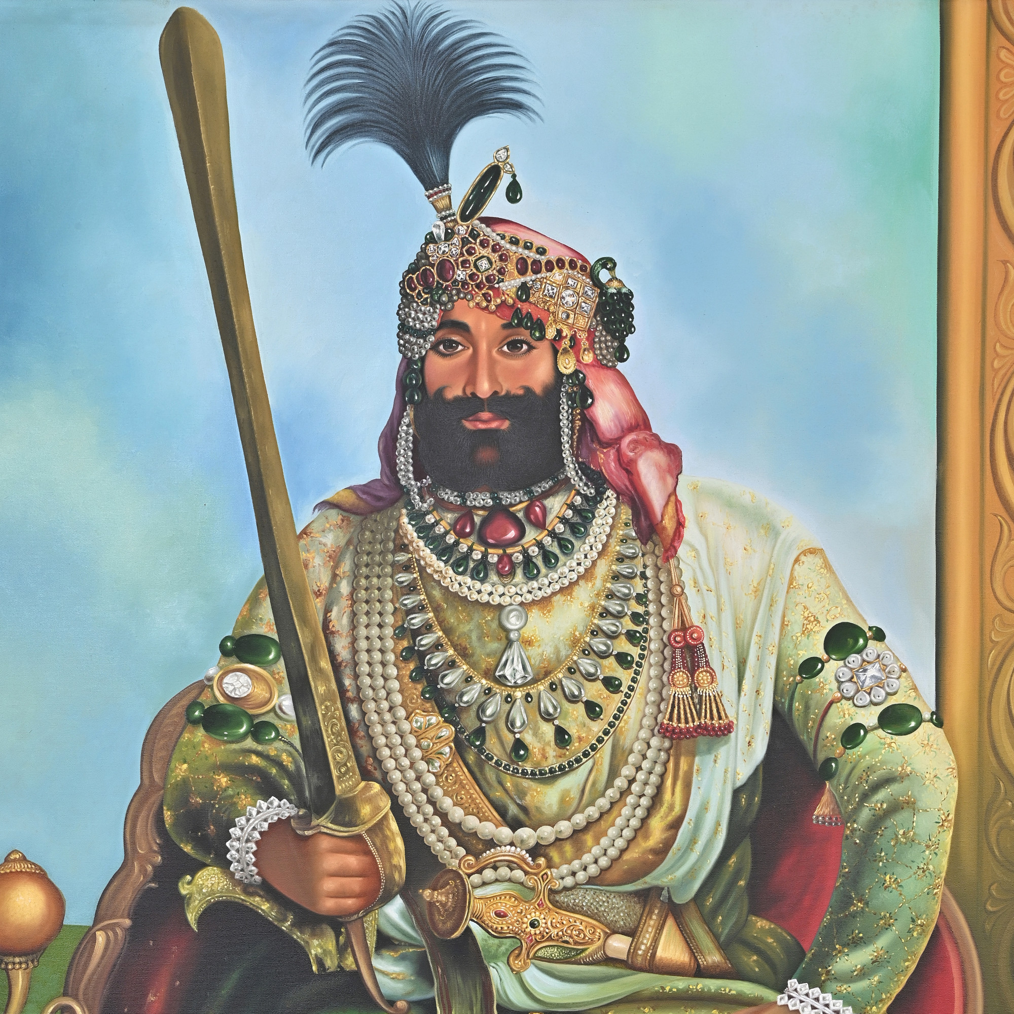 Indian king Painting