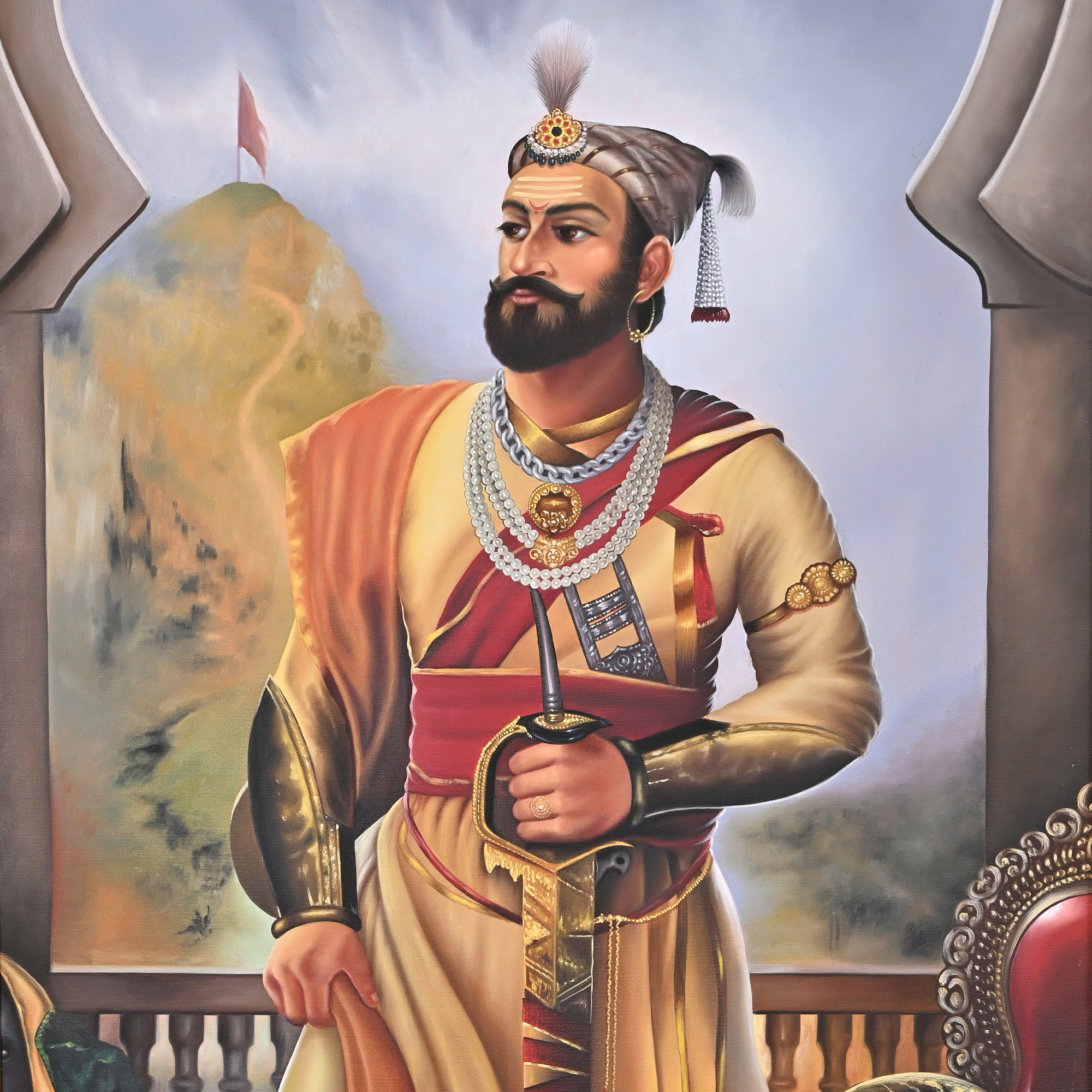 Indian king Painting