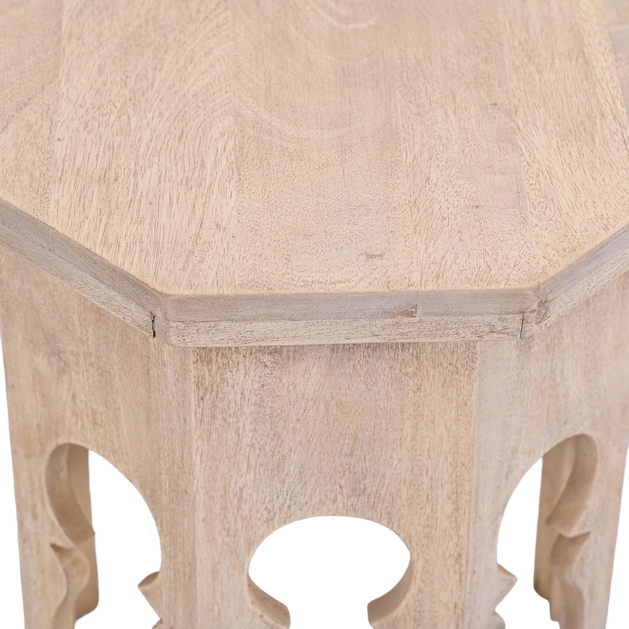 octagon side table
