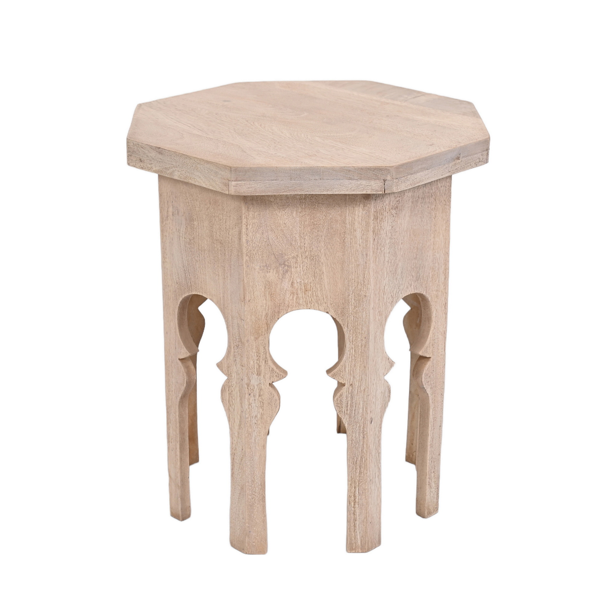 octagon side table