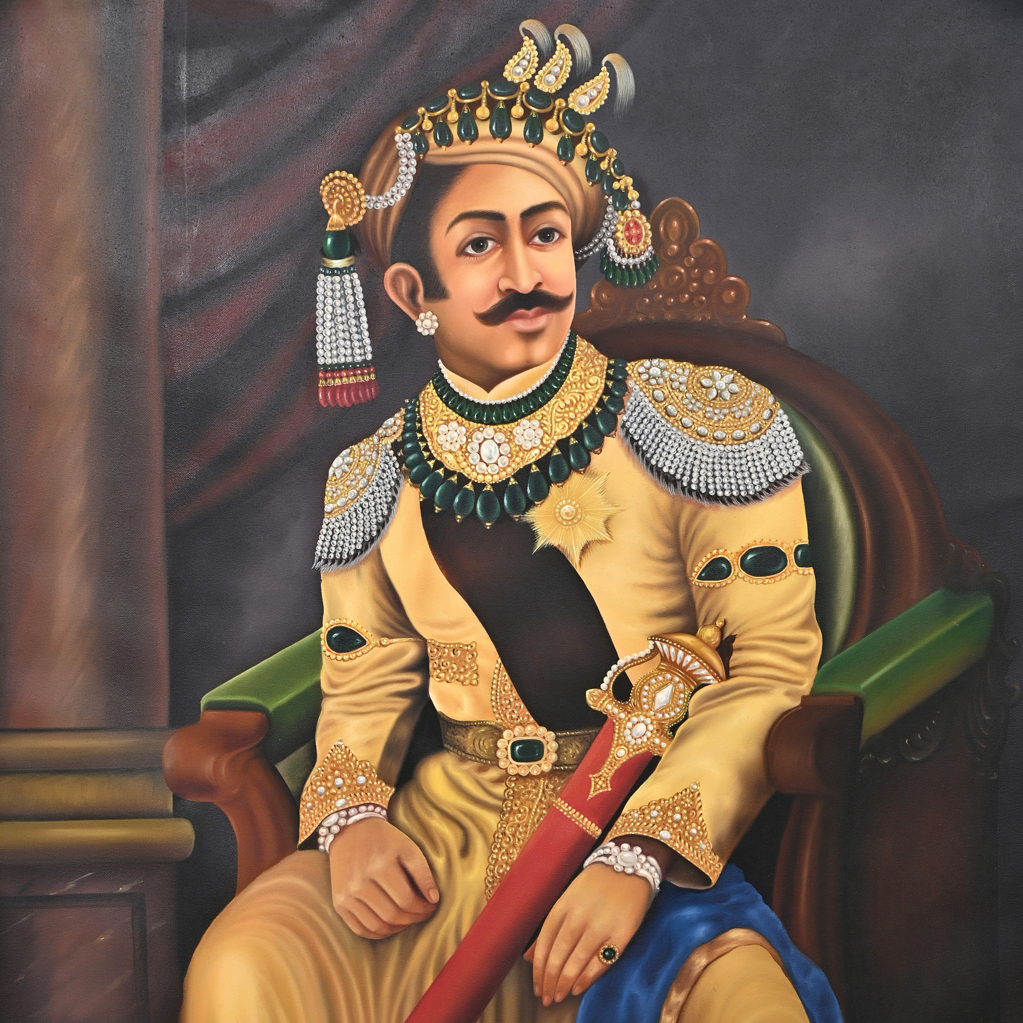 Indian king Painting