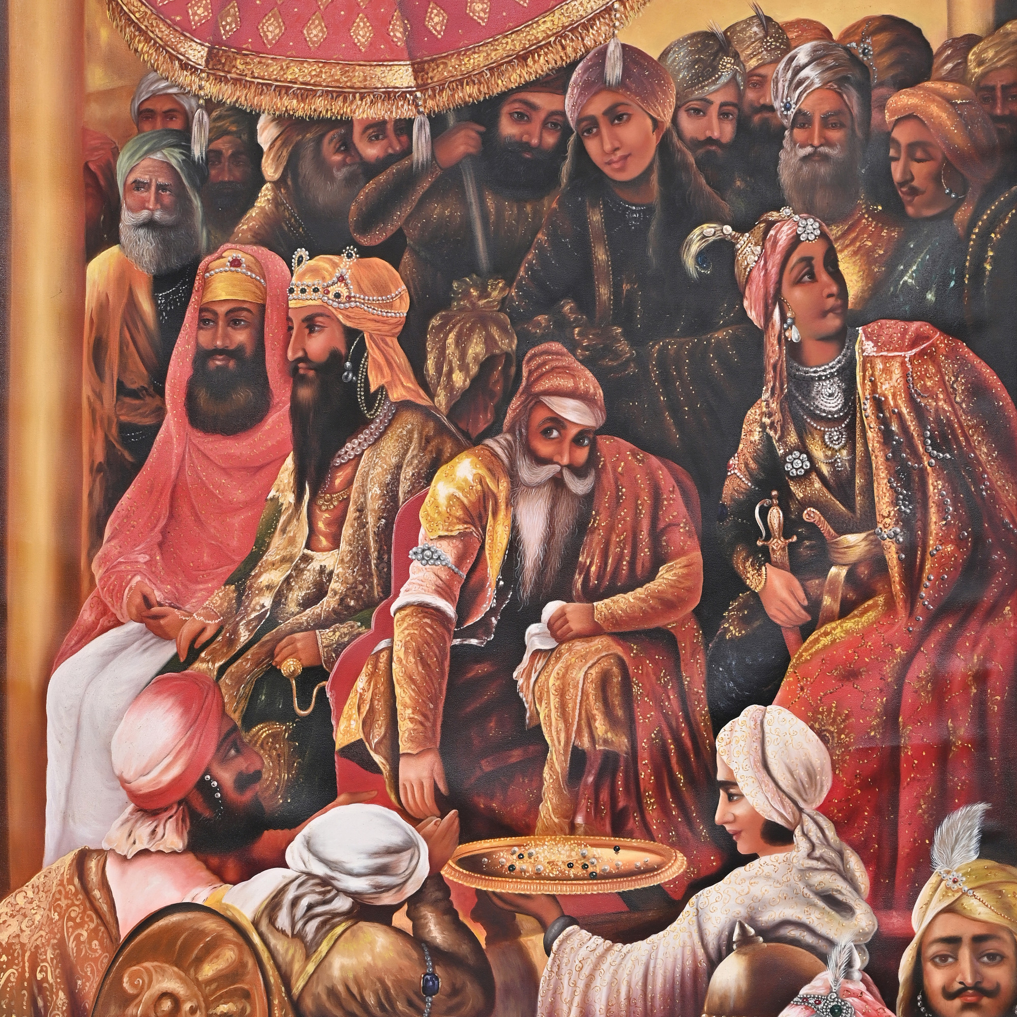 Royal durbar painting