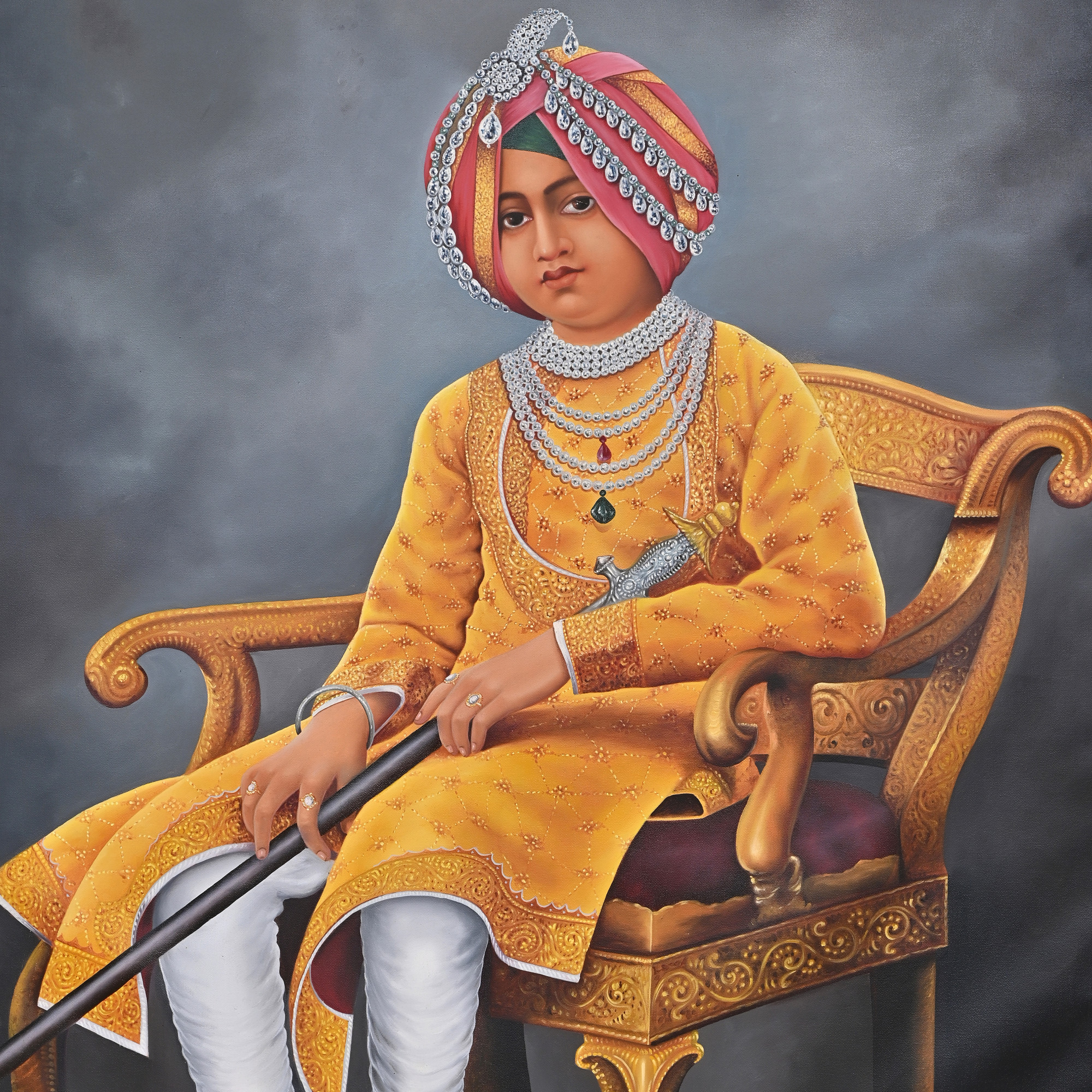 Indian king Painting