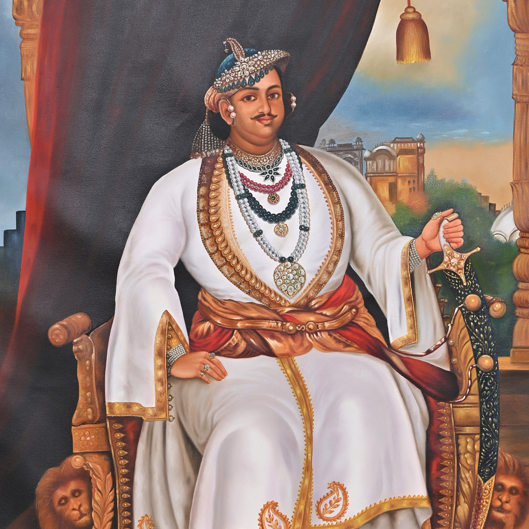 Indian king Painting