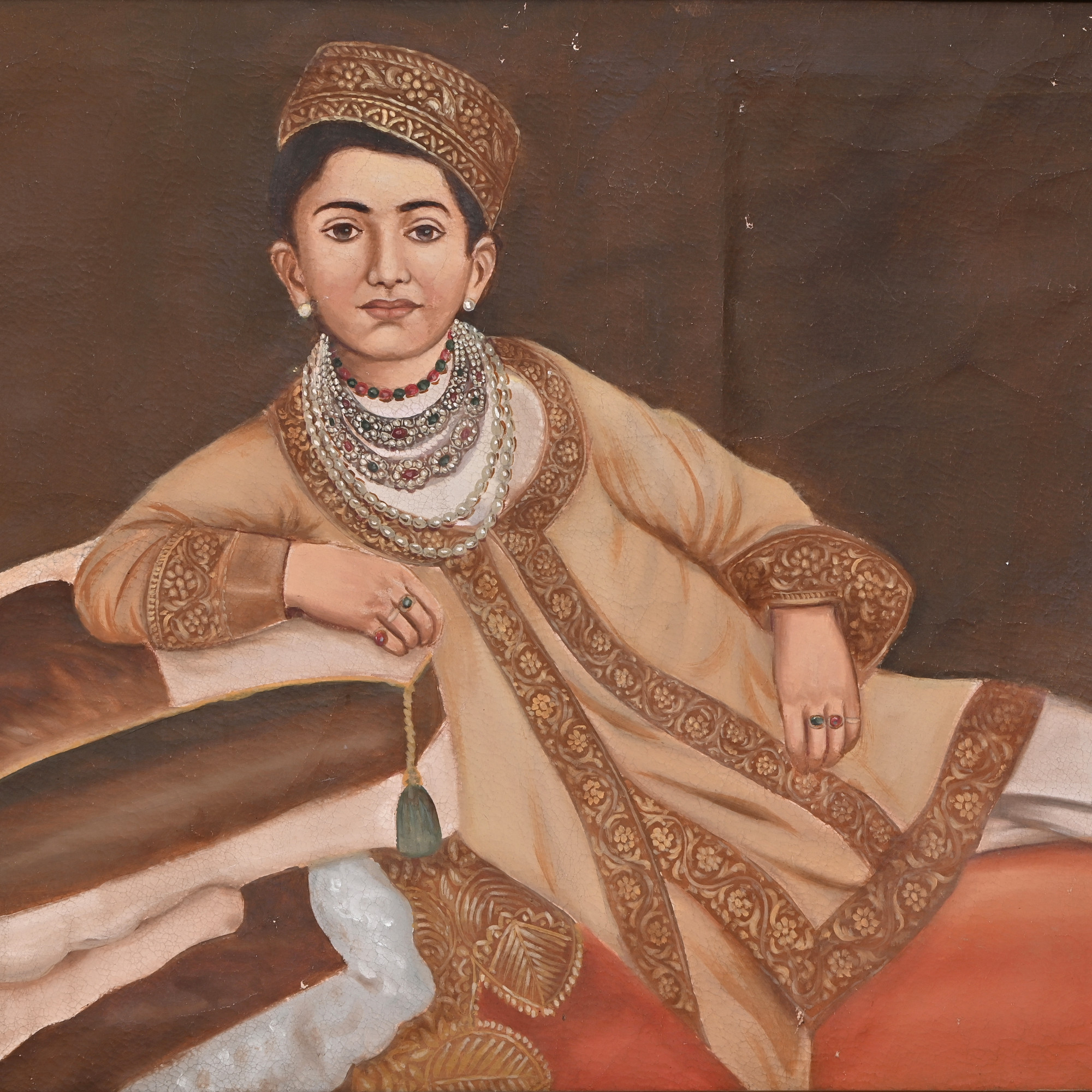 Vintage Indian king Painting