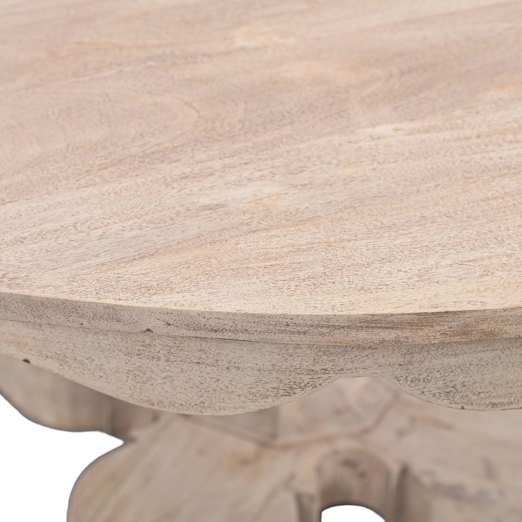 Circular dining table