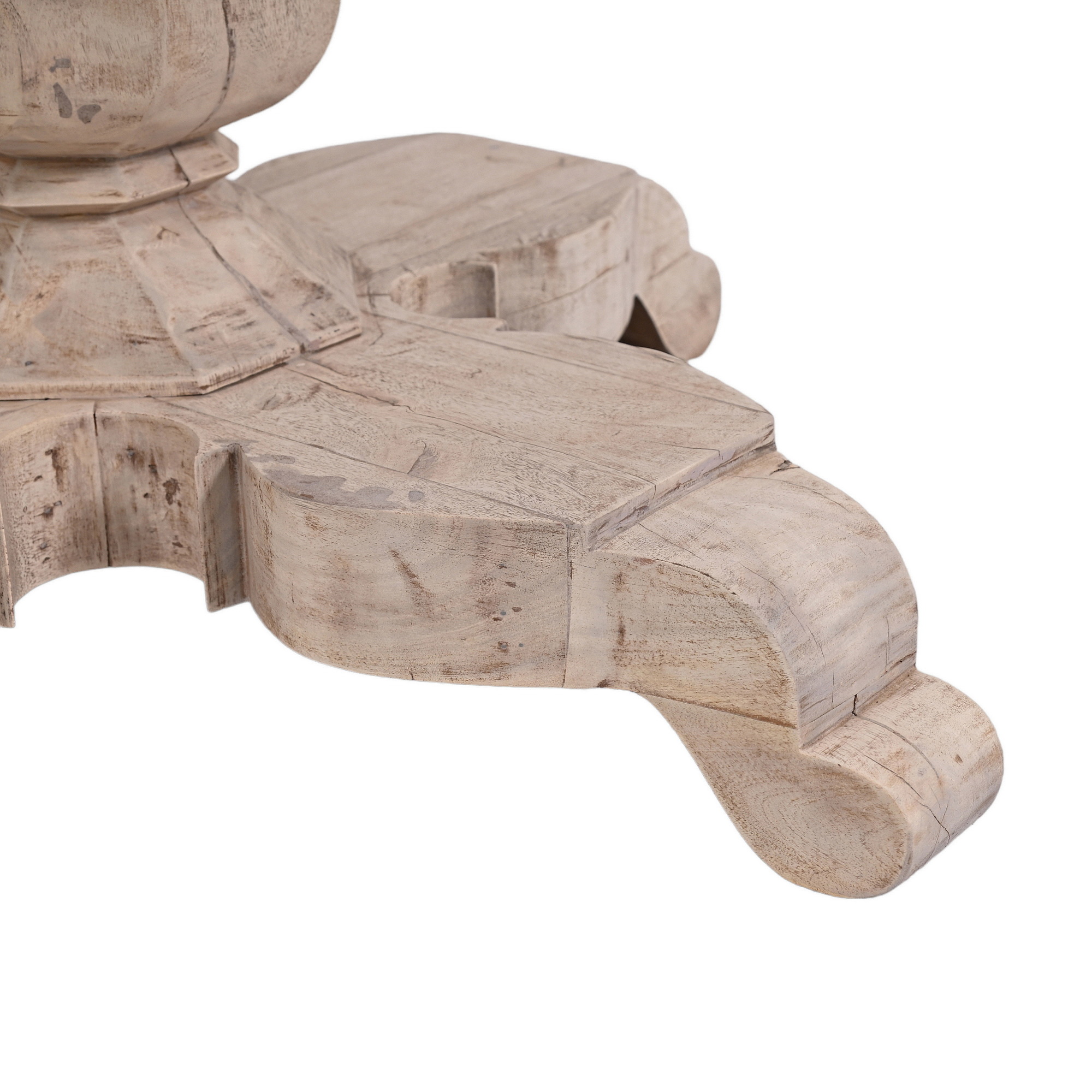 Circular dining table