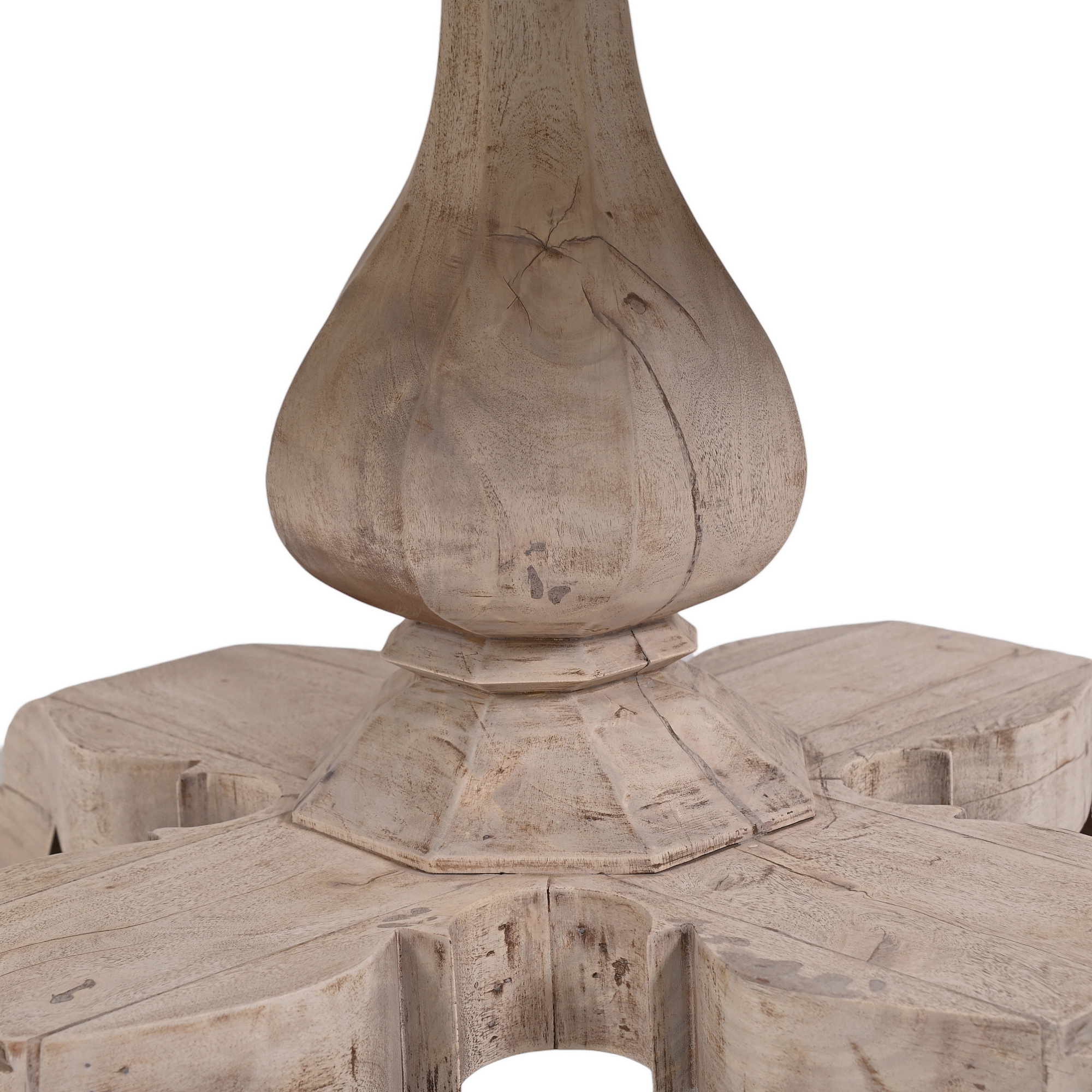 Circular dining table