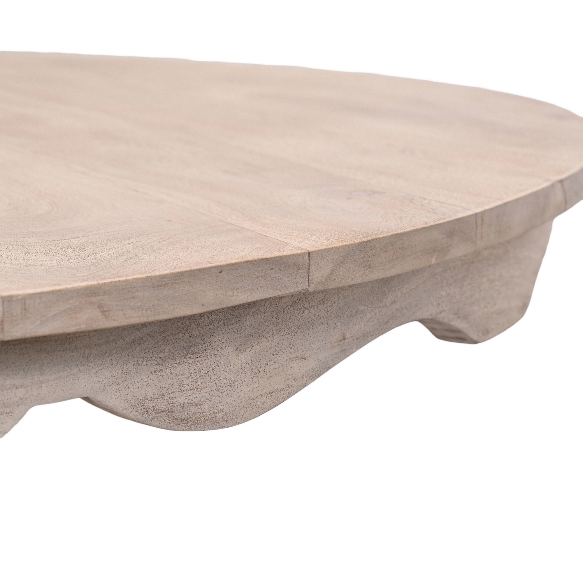 Circular dining table