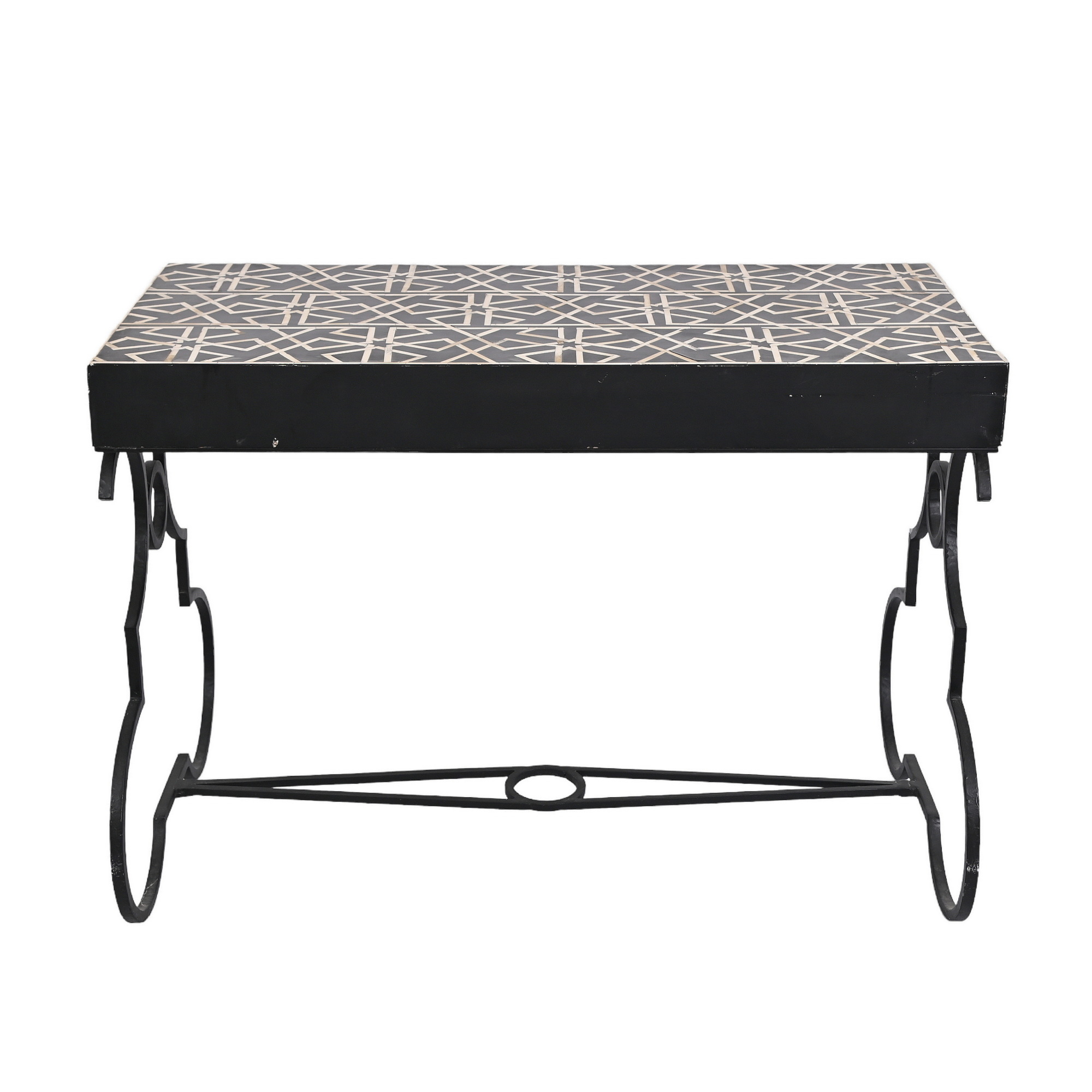 Arshia Bone inlay iron desk