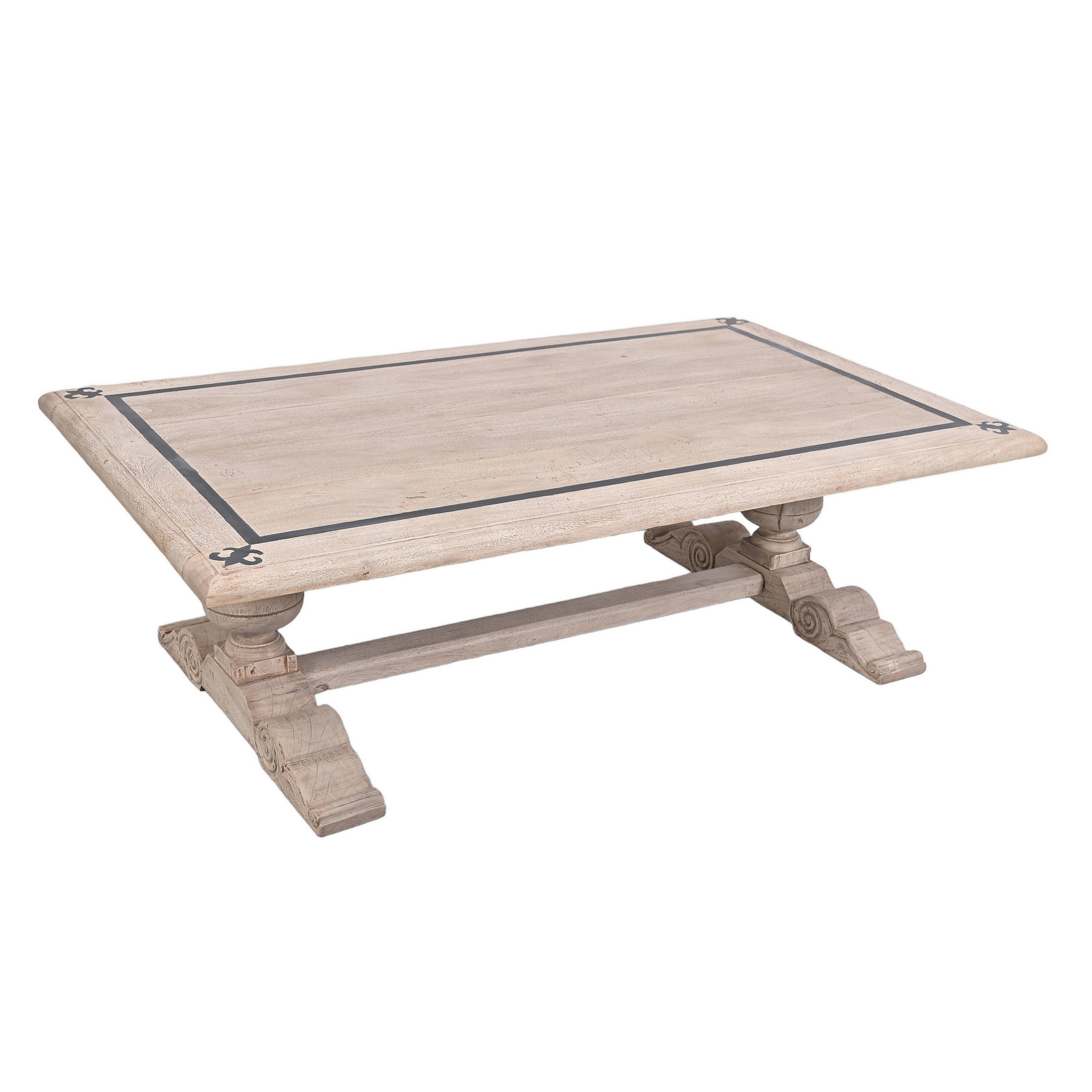 Pedestal French country table