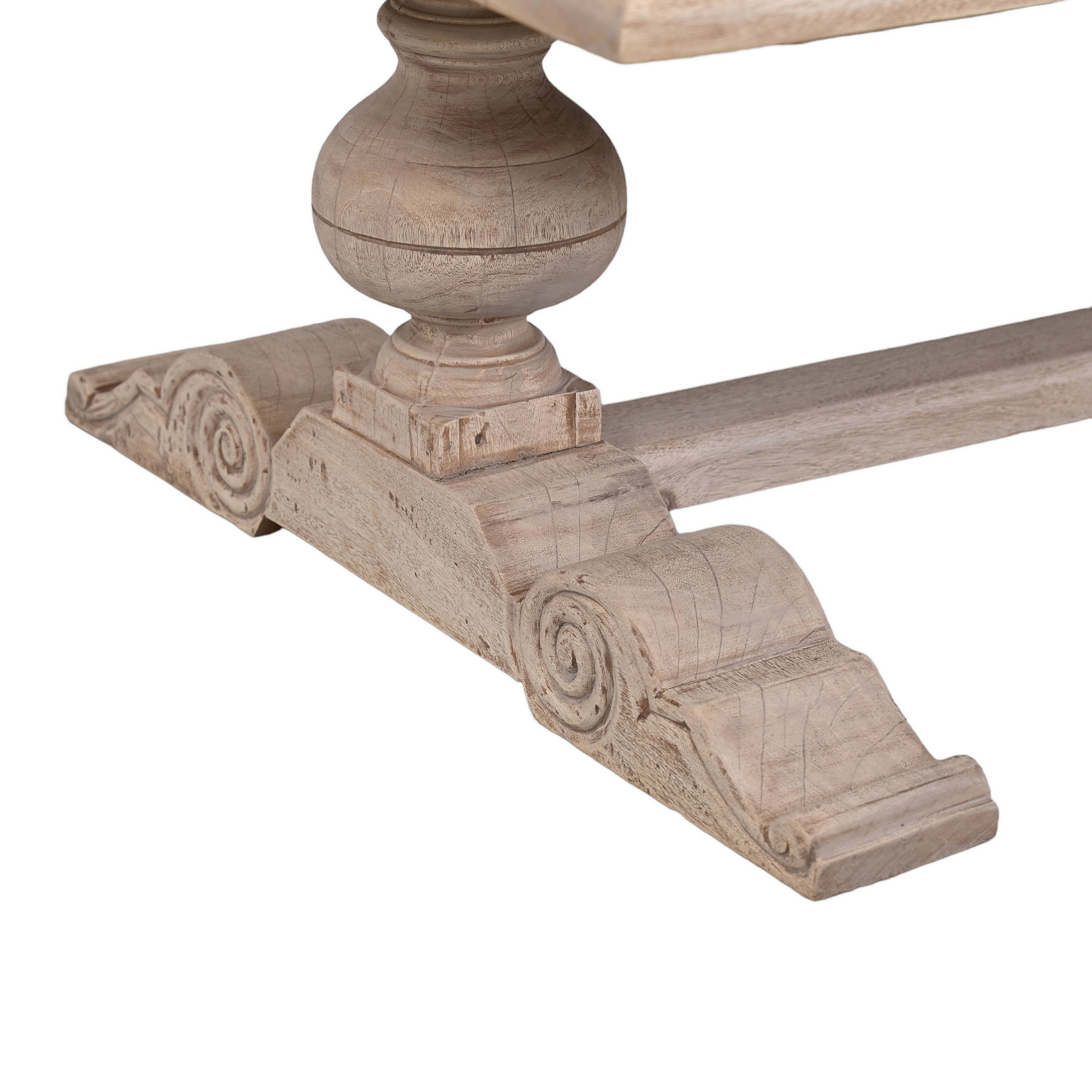 Pedestal French country table