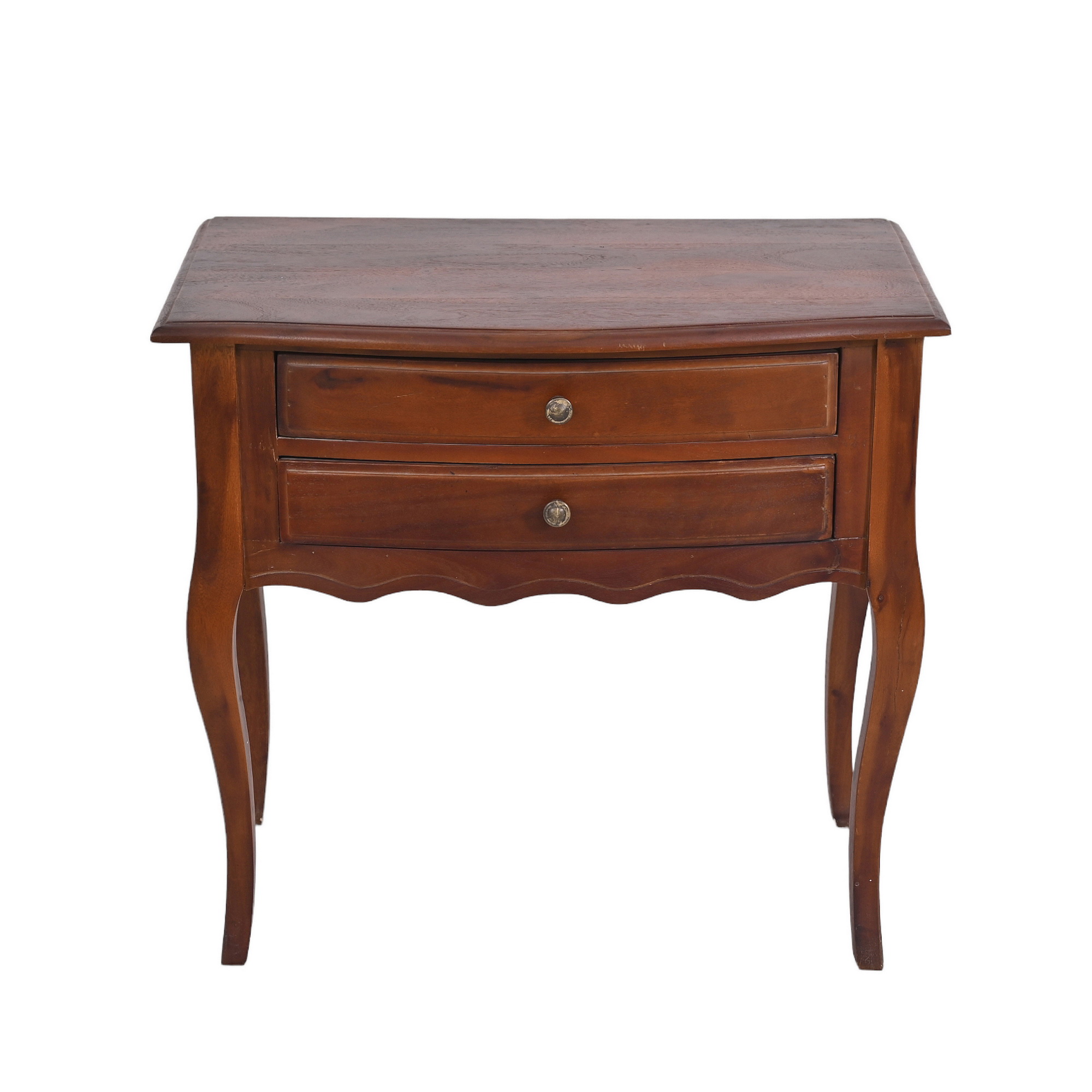 Classic walnut bedside table