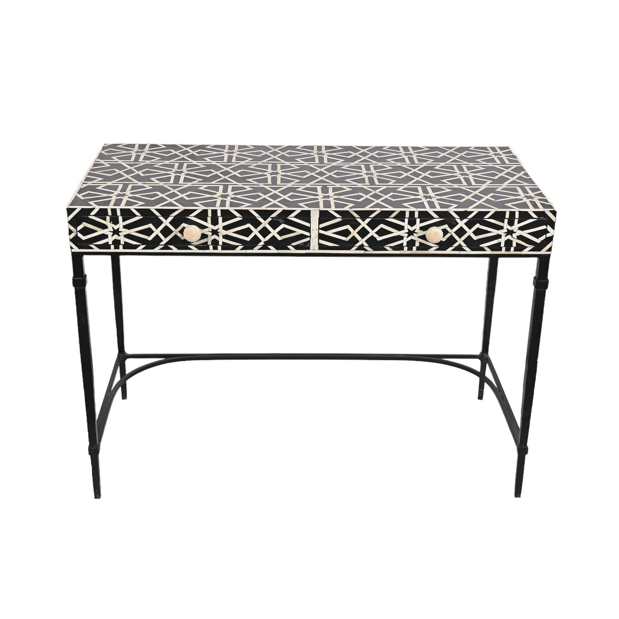 Zarin Bone inlay iron desk