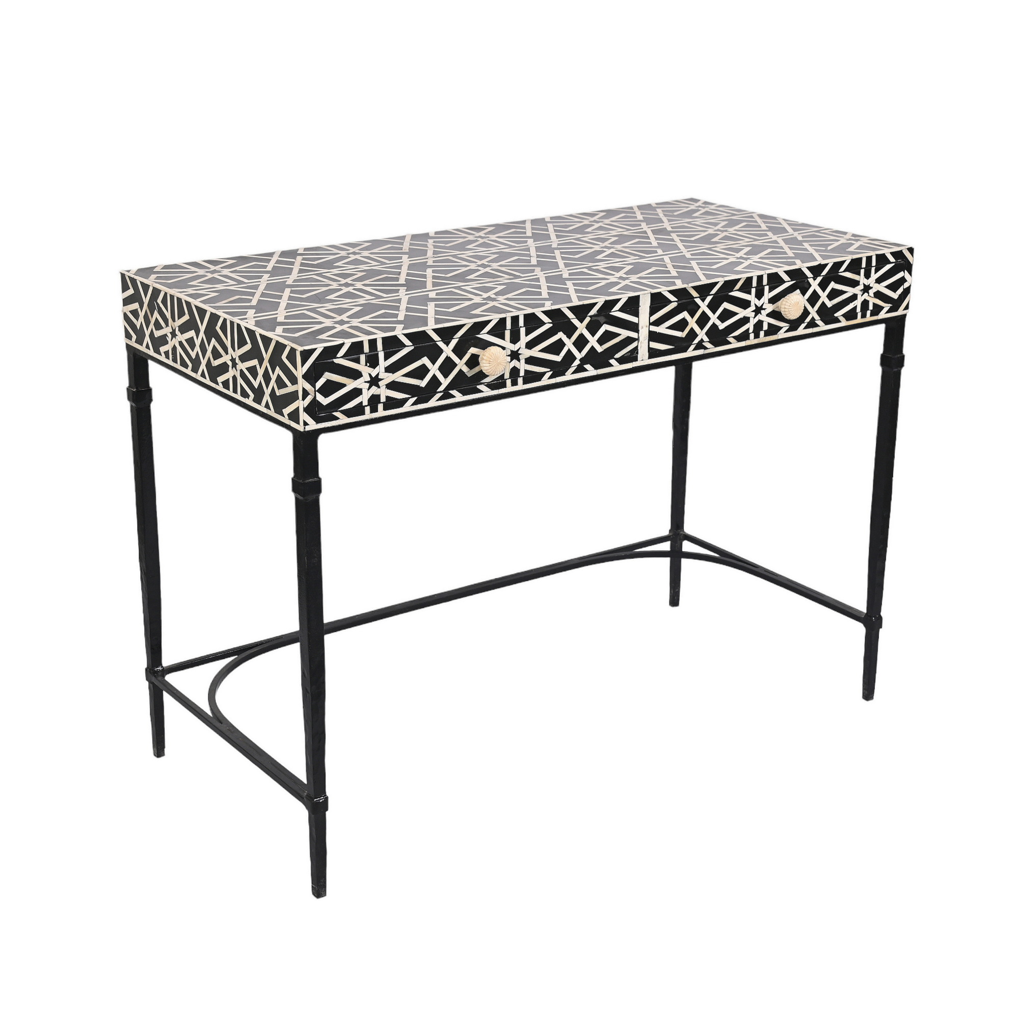 Zarin Bone inlay iron desk