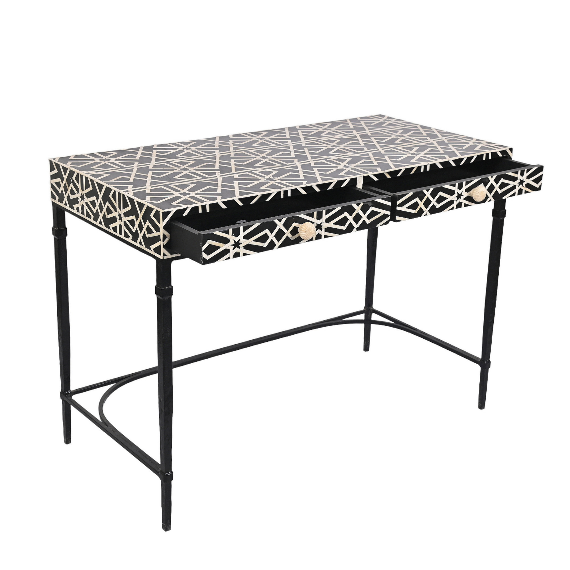 Zarin Bone inlay iron desk