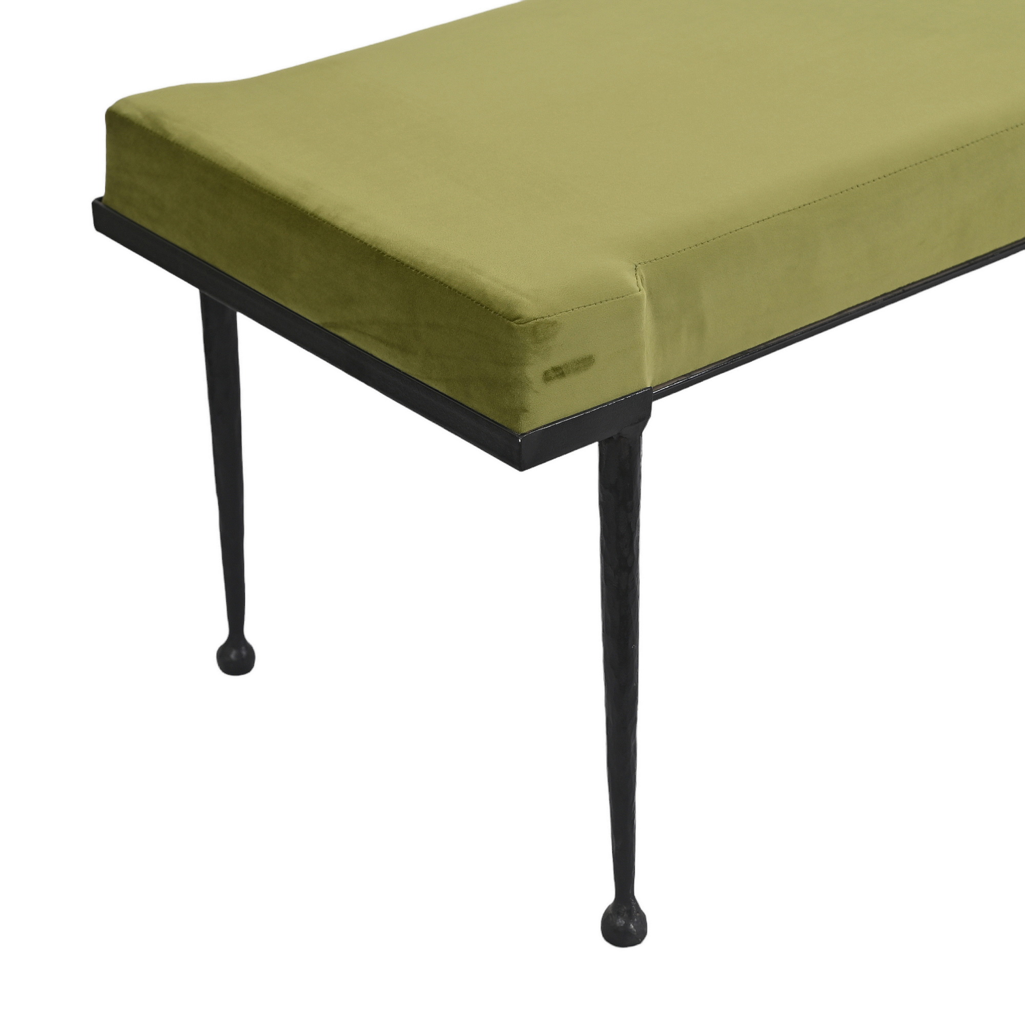 Antique gold Metal Base Bench