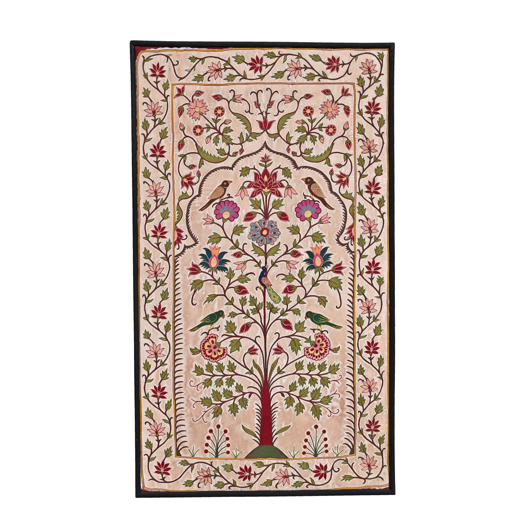 Embroidered wisdom tree