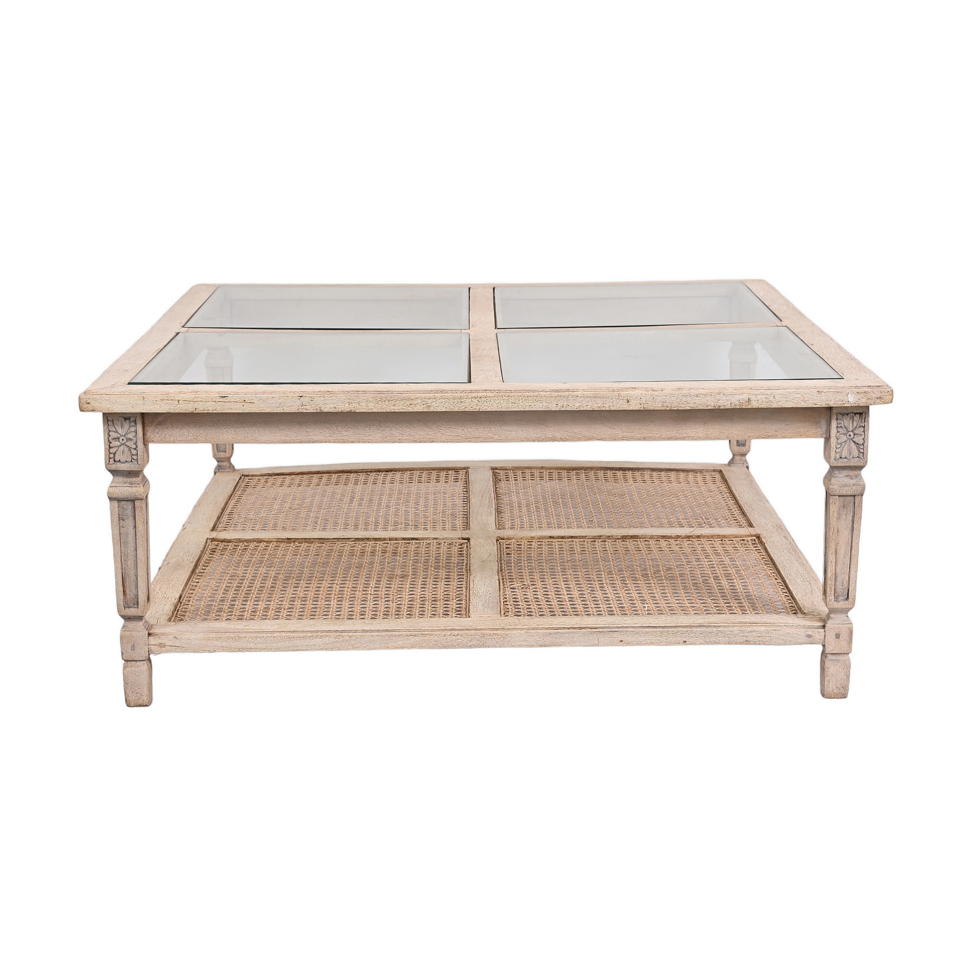 Rosettes hand-carved Coffee table