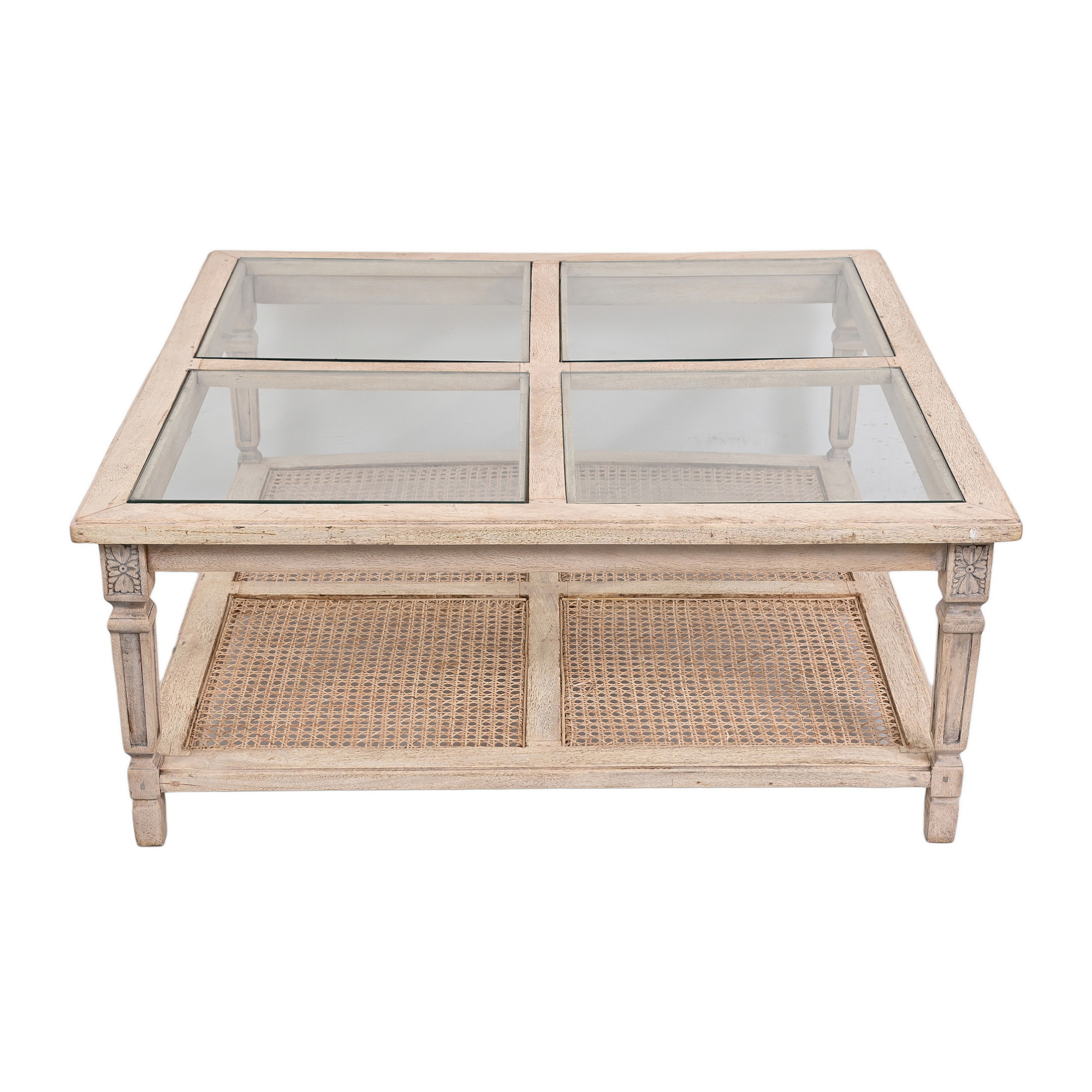 Rosettes hand-carved Coffee table