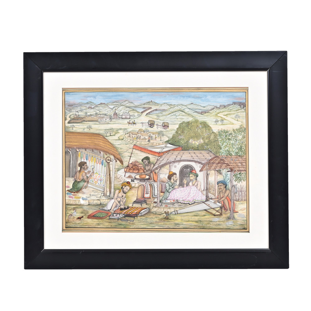 Image of Village Artisans: A Glimpse of Traditional Indian Craftsmanship