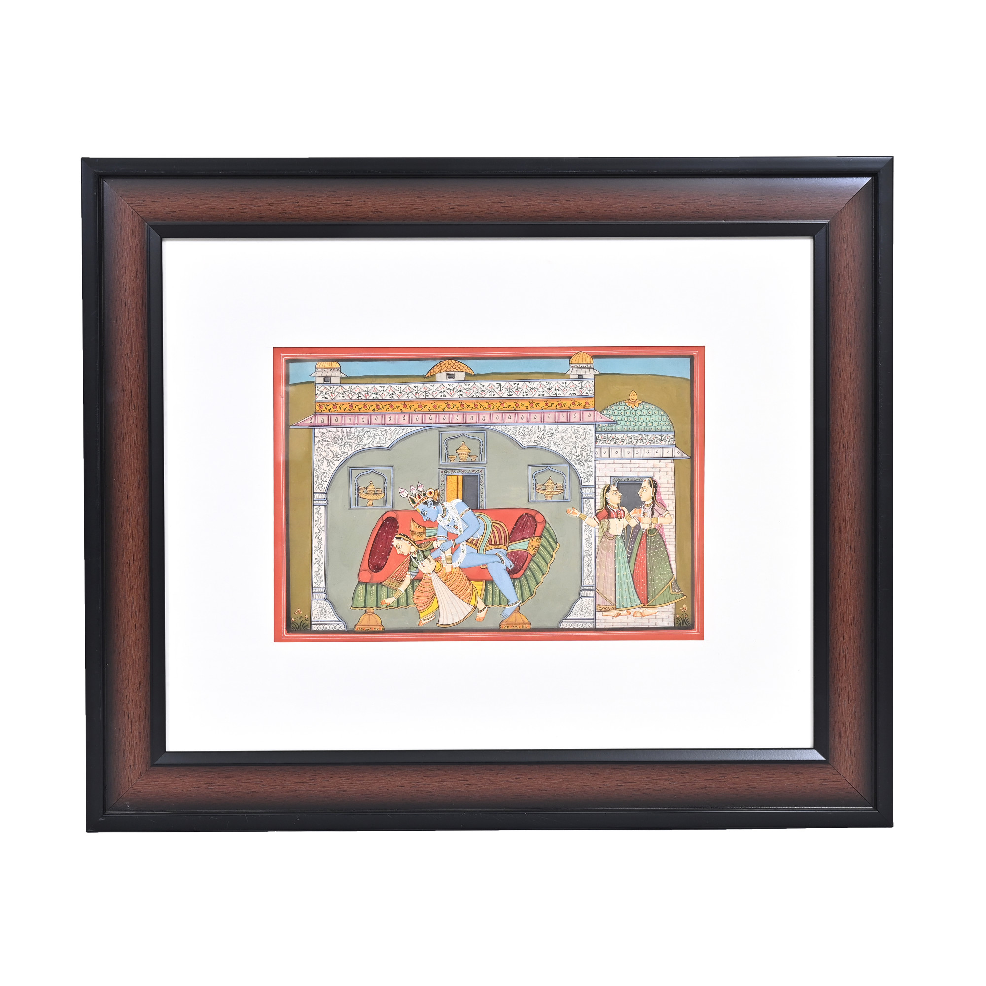 Divine Play Krishna and Radha in the Royal Pavilion