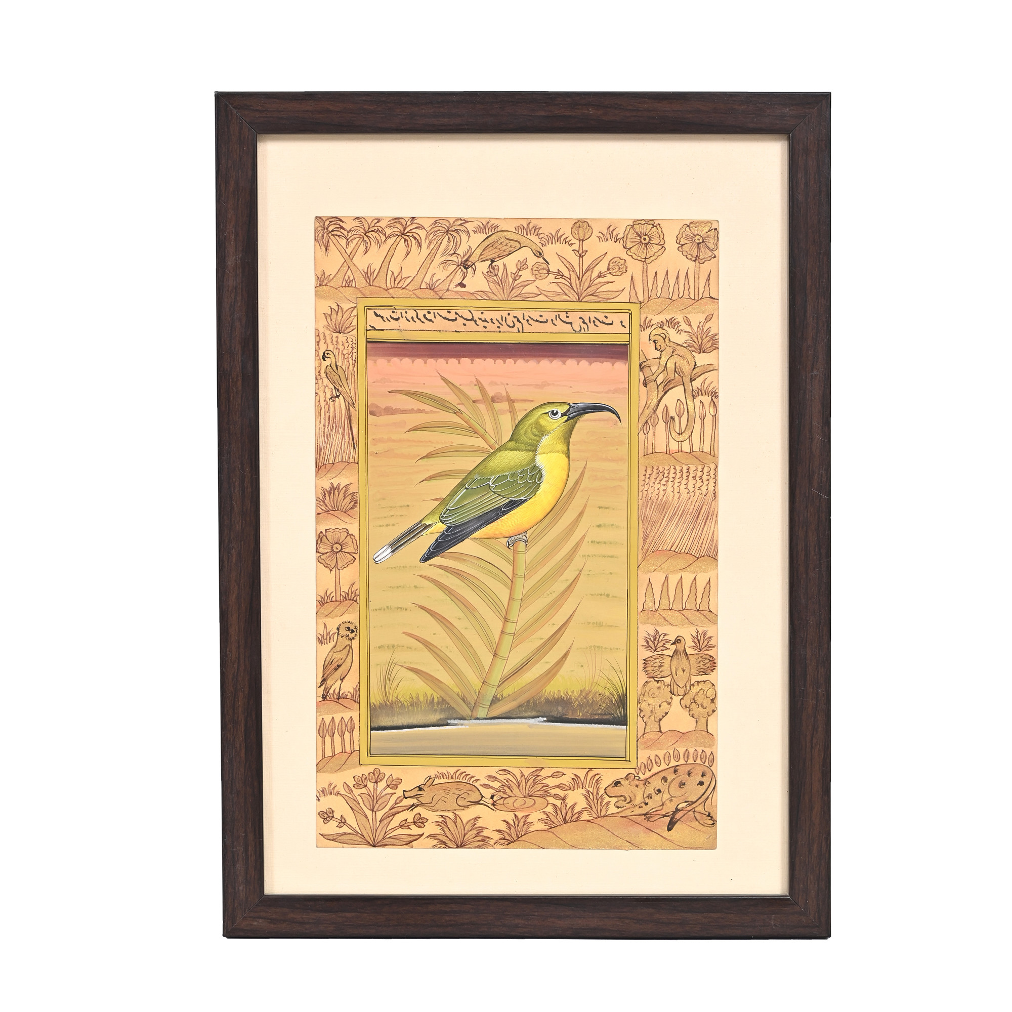 Traditional Miniature Bird Painting