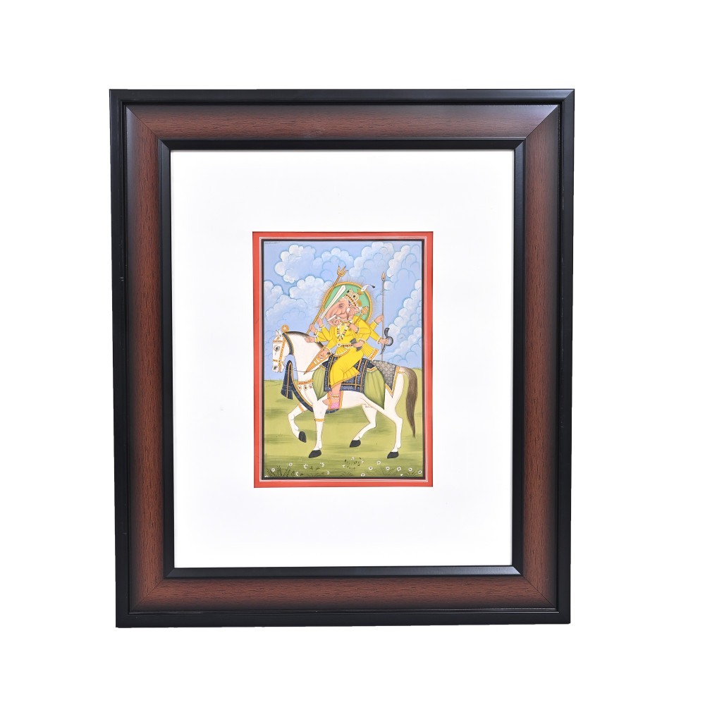 Image of Lord Ganesha on Horseback
