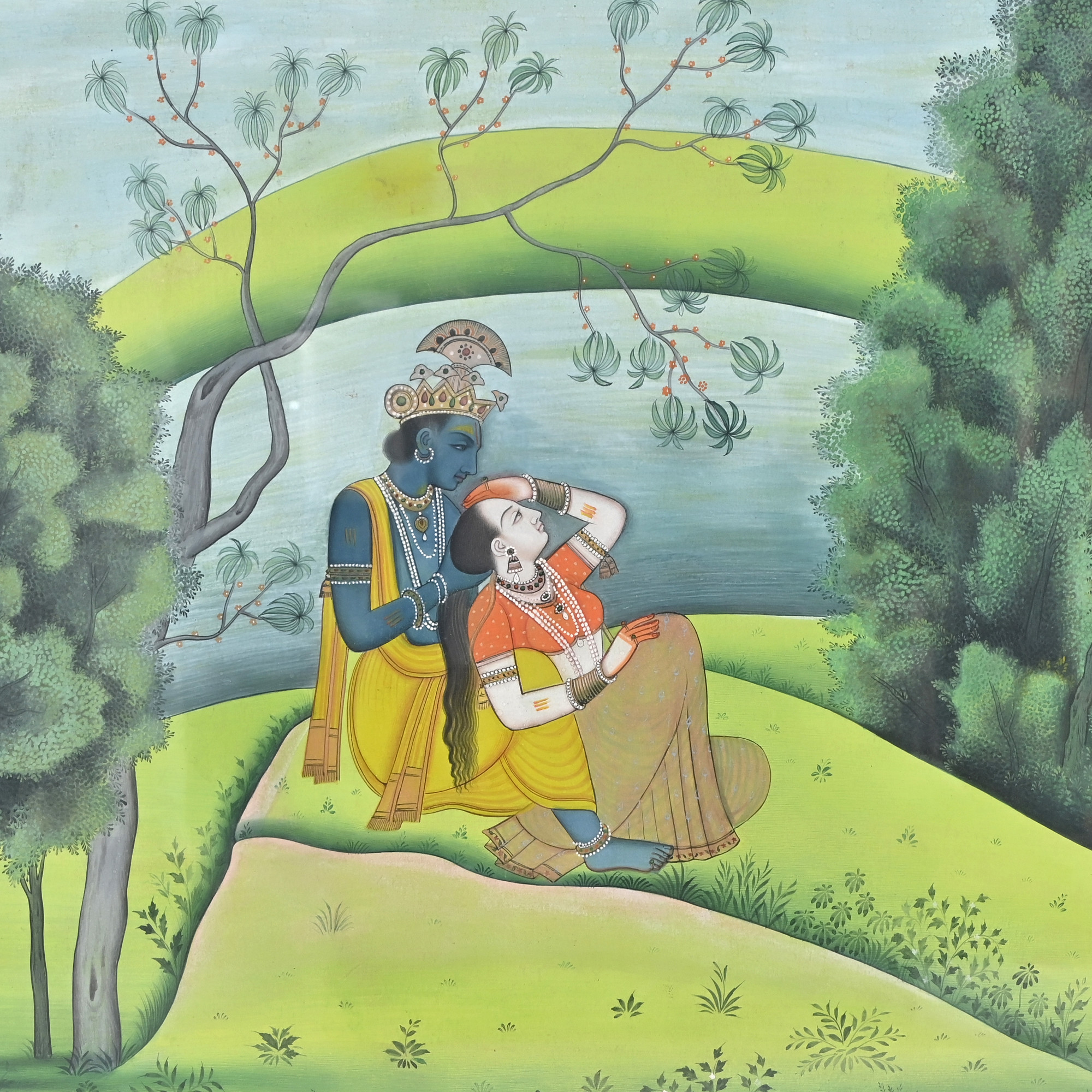 Radha Krishna in the Verdant Grove