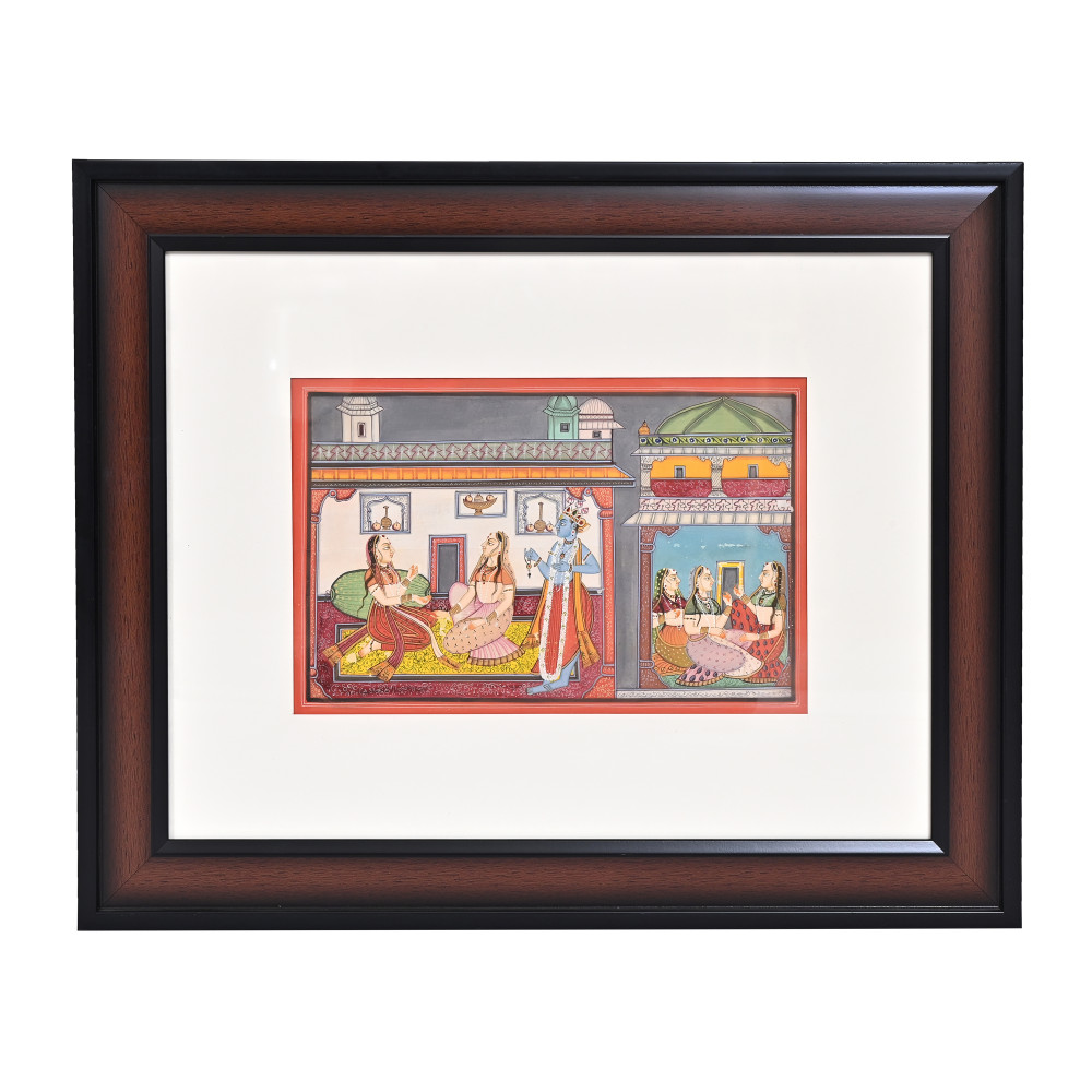 Image of Krishna's Graceful Visit