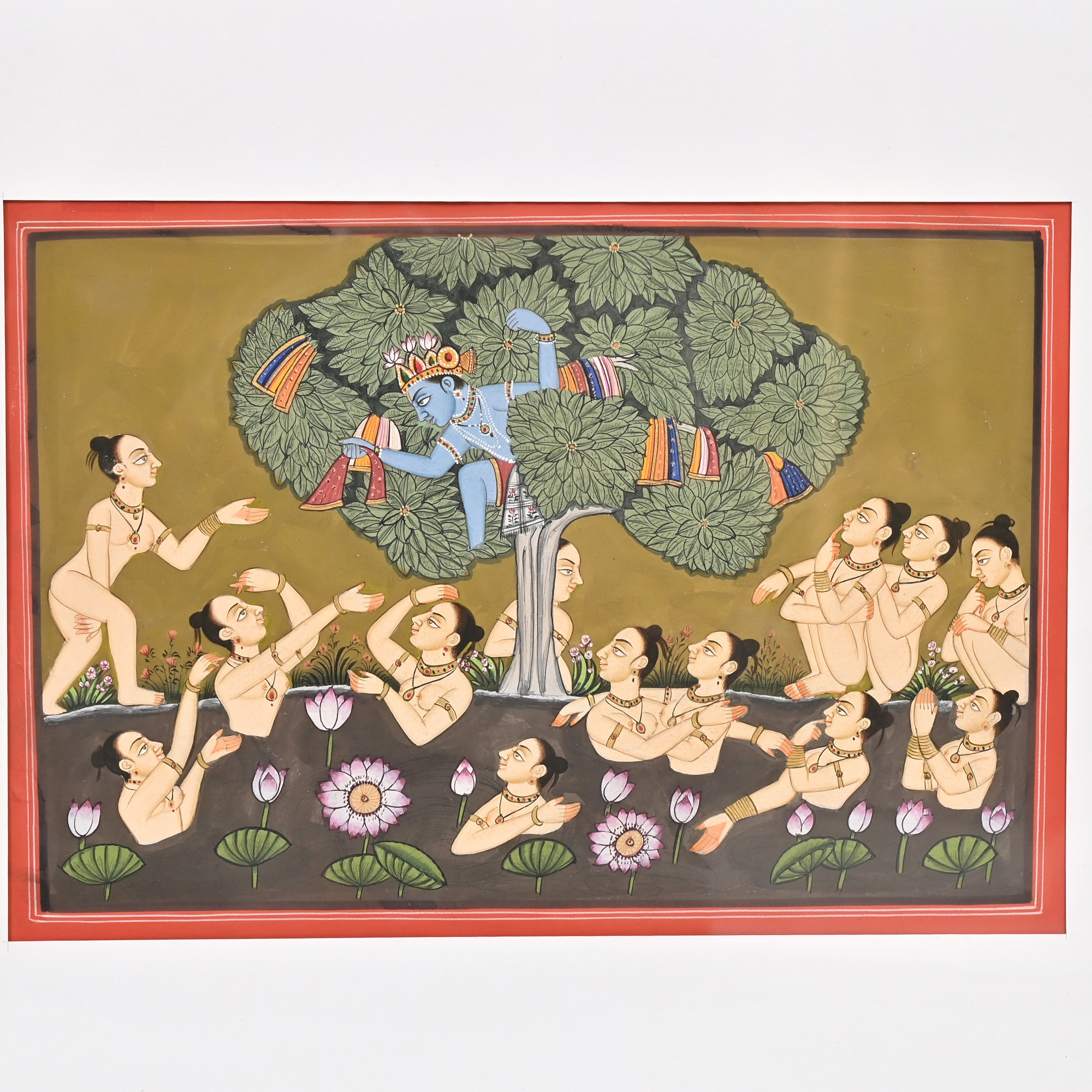 Vastra Harana Leela - Krishna and the Gopis