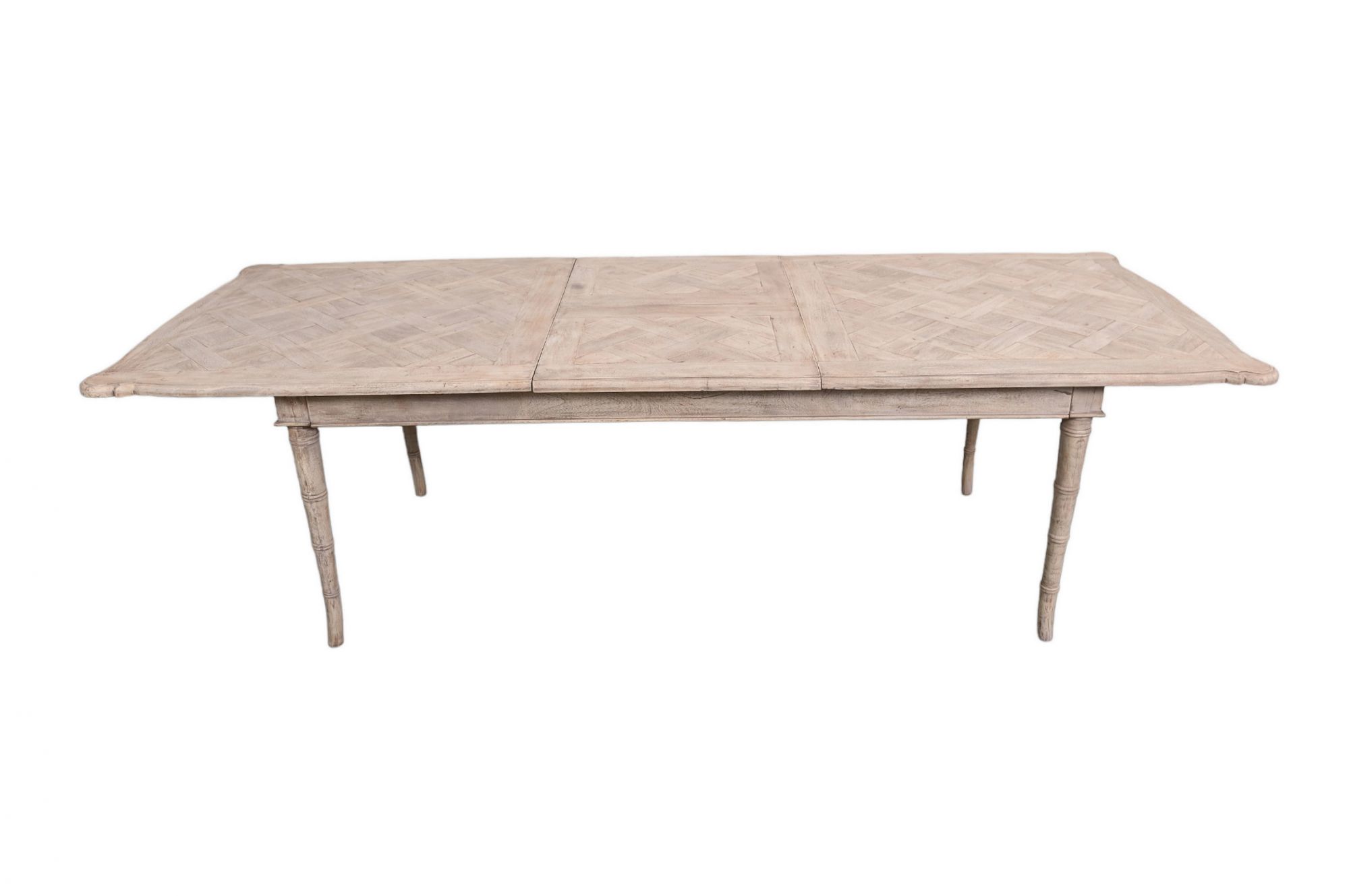 Expandable bamboo dining table