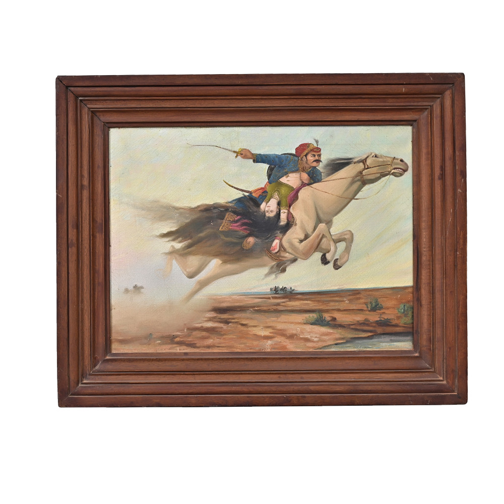 Image of Heroic Escape | Royal Oil Painting