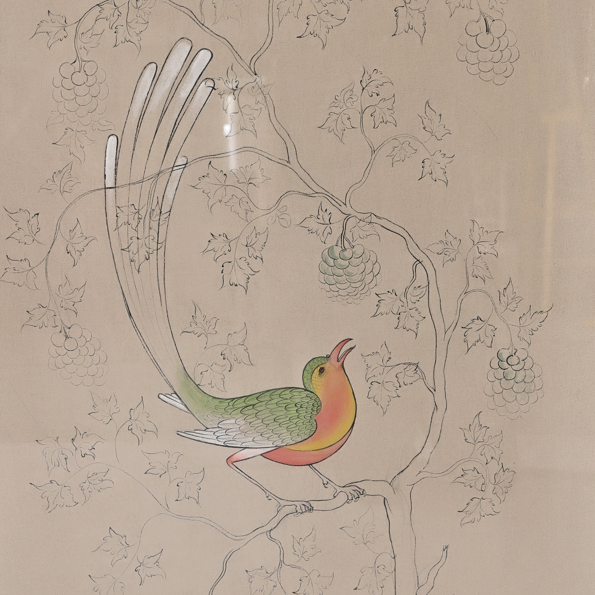 Songbird Among the Vines