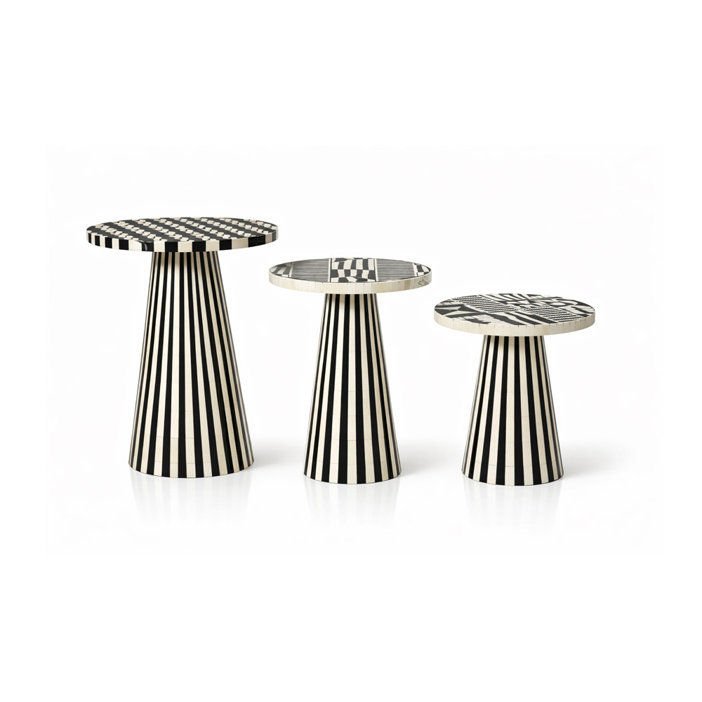 Nomad Totem Side Tables Set of 3