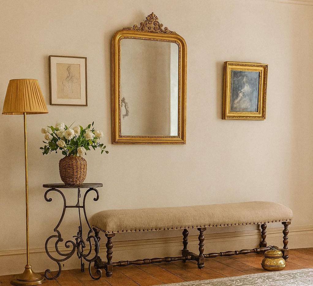 Baroque Style Spanish Carved daybed