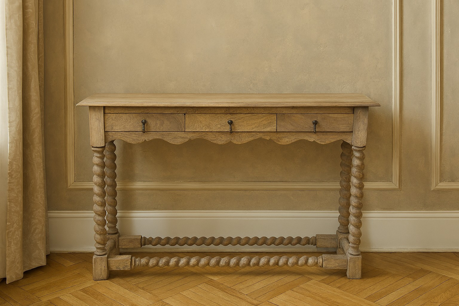 Spiral console table