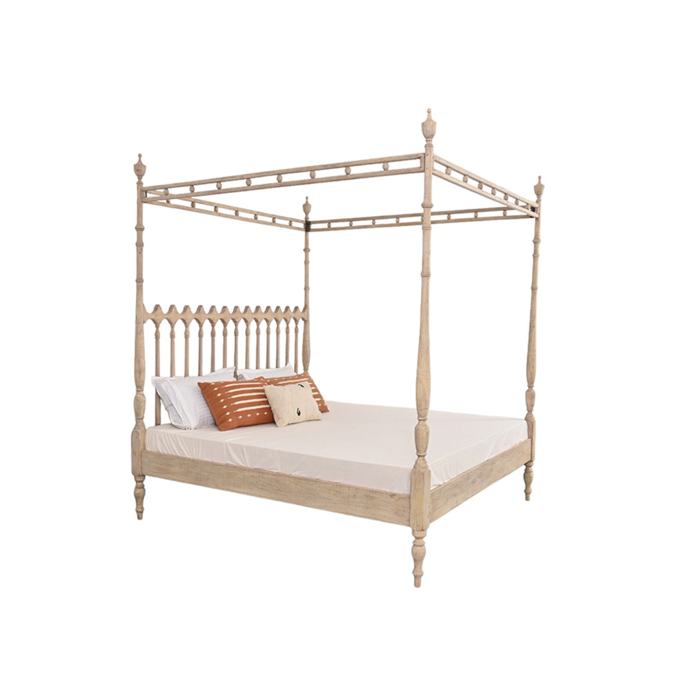 Farmhouse canopy bed