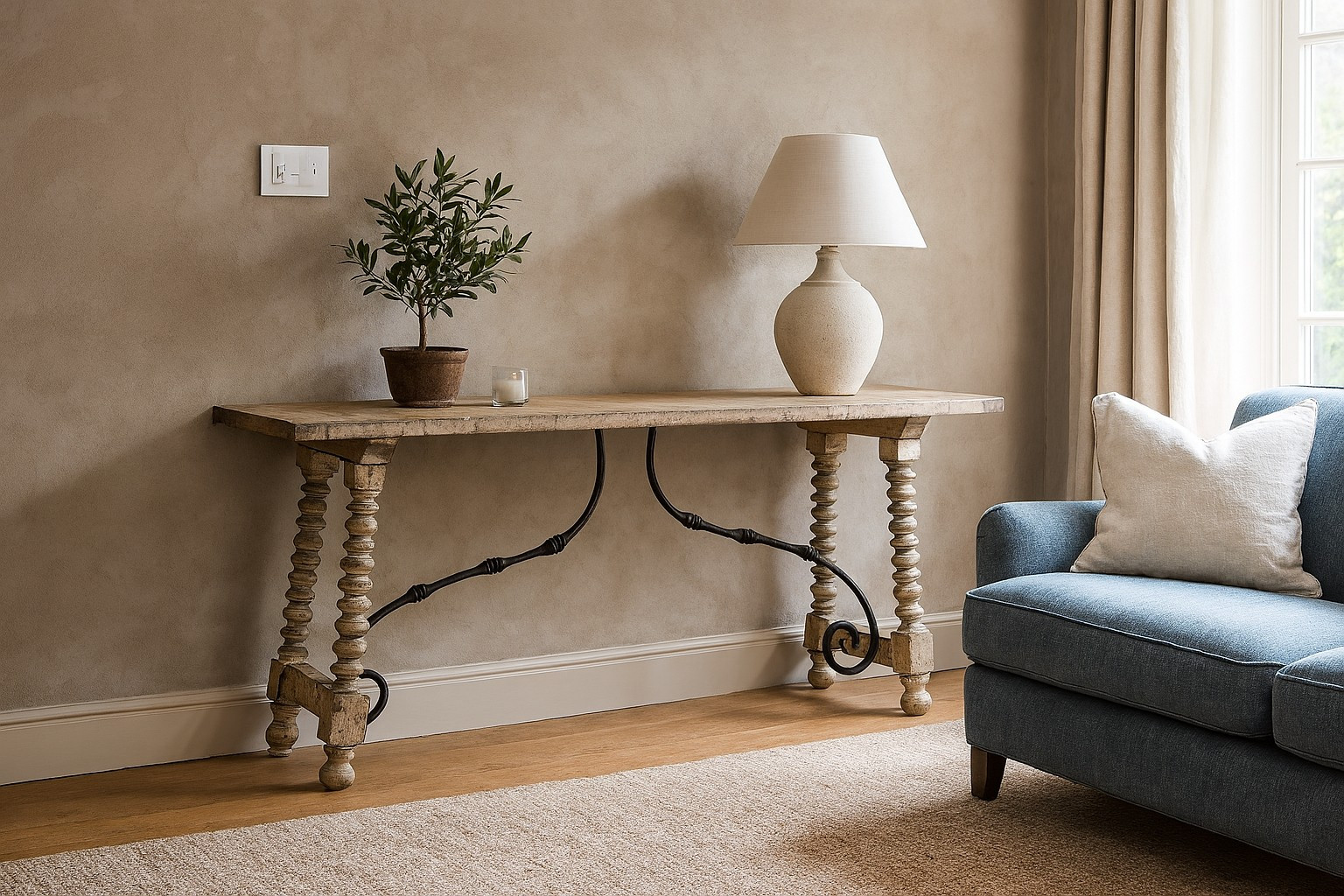 Spanish Scroll Console