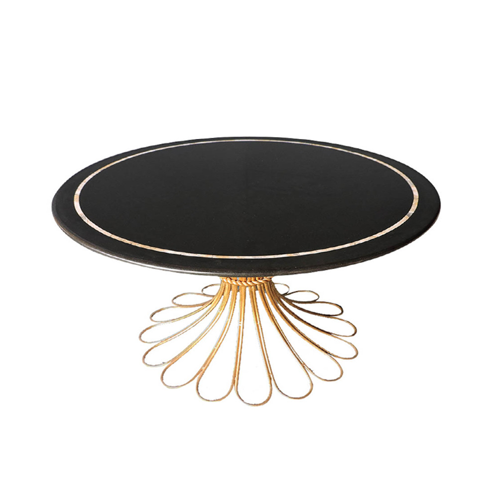 Wrought iron foyer table table