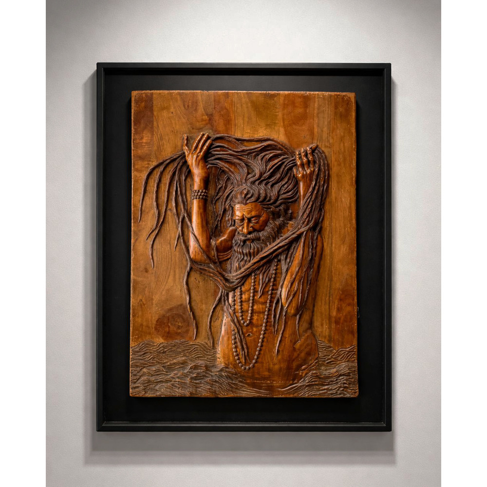 The Eternal Yogi - sadhu mural