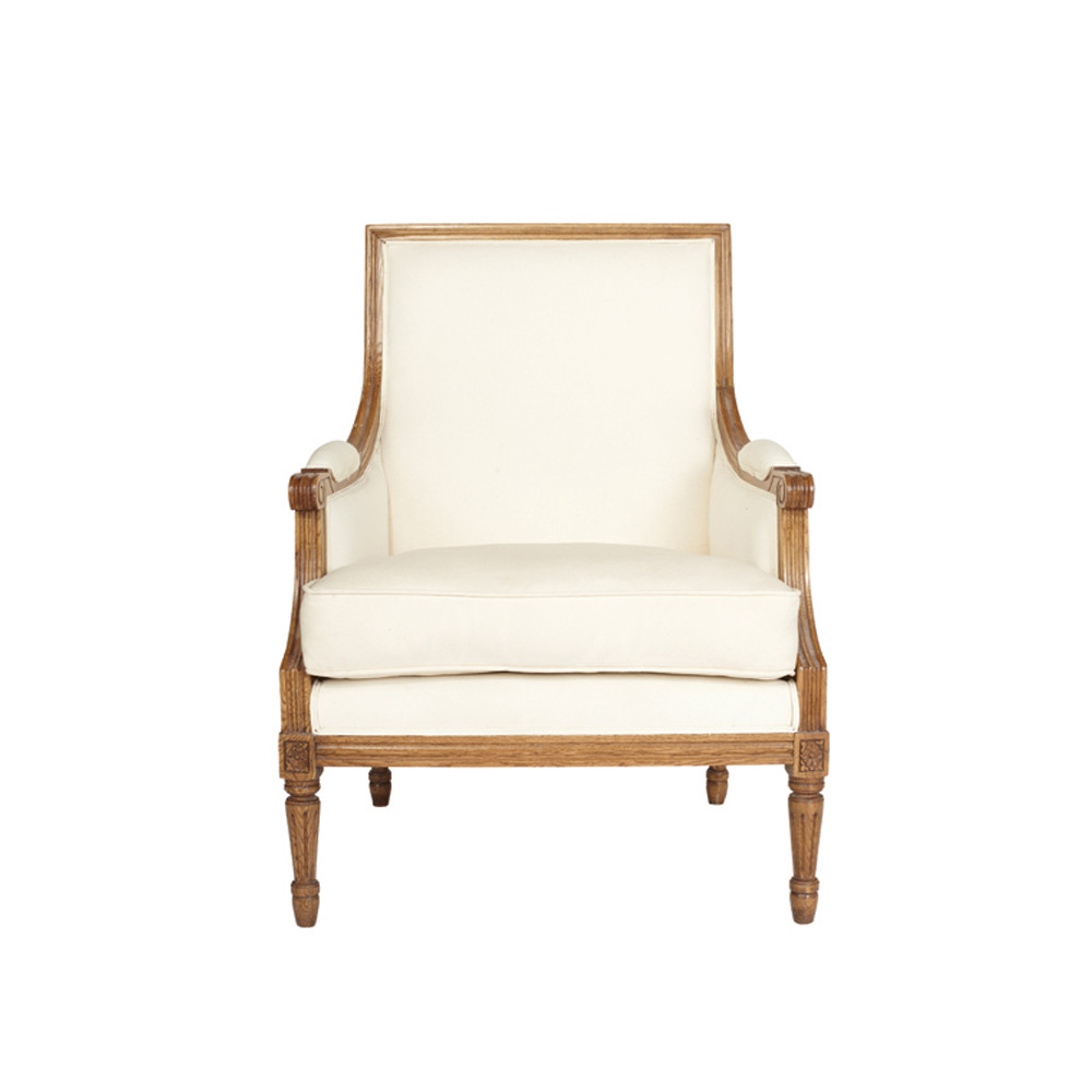 Maison Berger chair- Natural linen