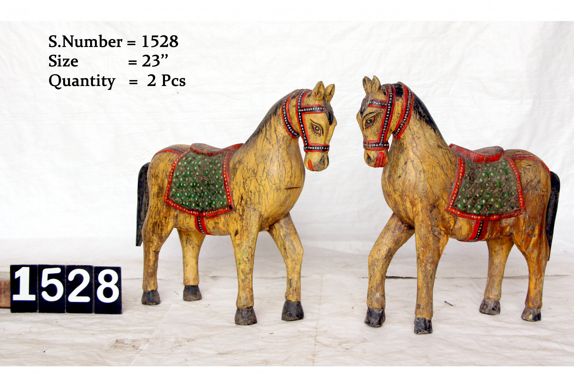 Vintage wooden horse